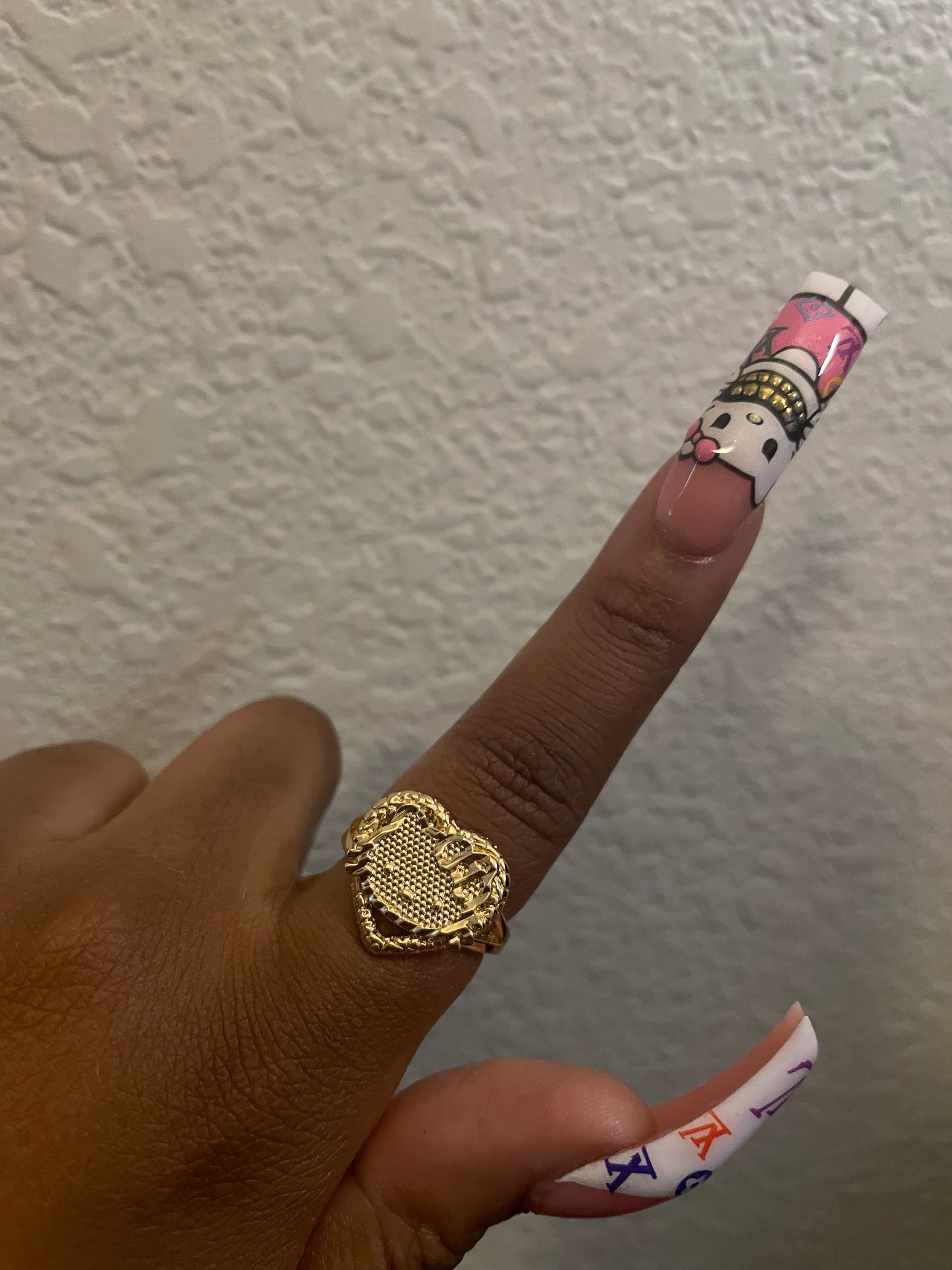 HK heart Ring