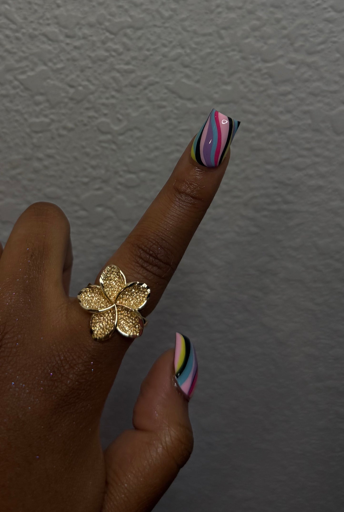 Golden Flower Ring