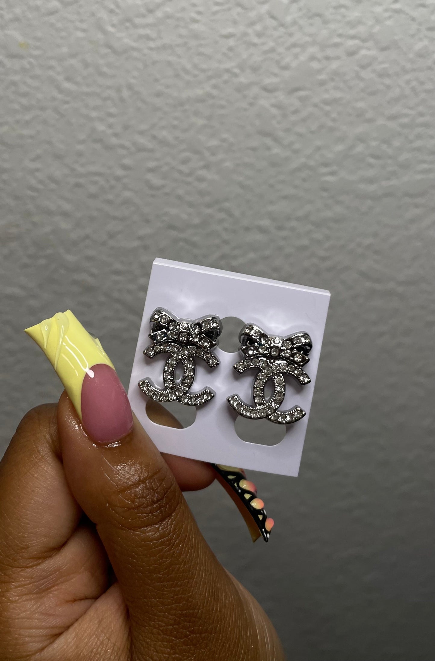 CC Bow Earrings