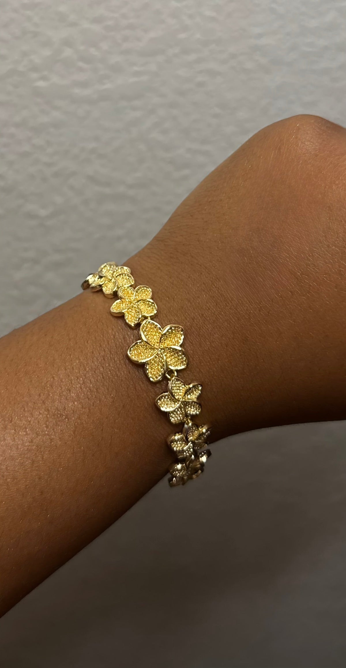 Golden Flowers Bracelet