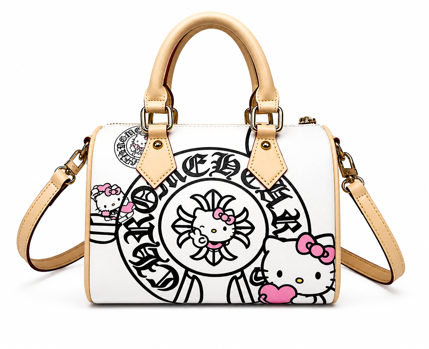 White Chrome HK Custom Purse (PRE ORDER)