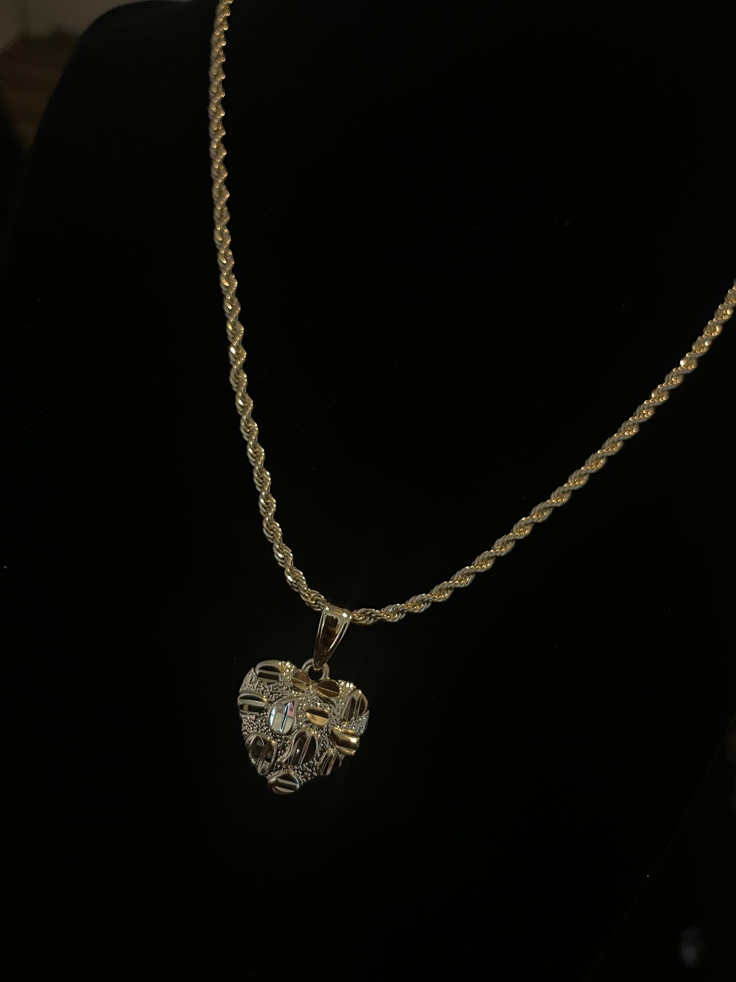Nugget Heart Necklace