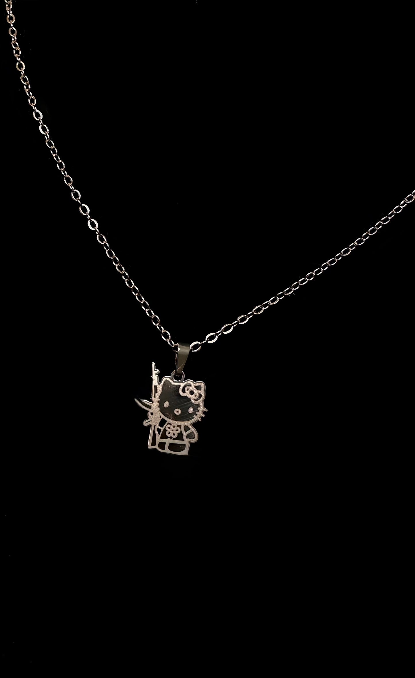 Silver Gangsta HK Necklace