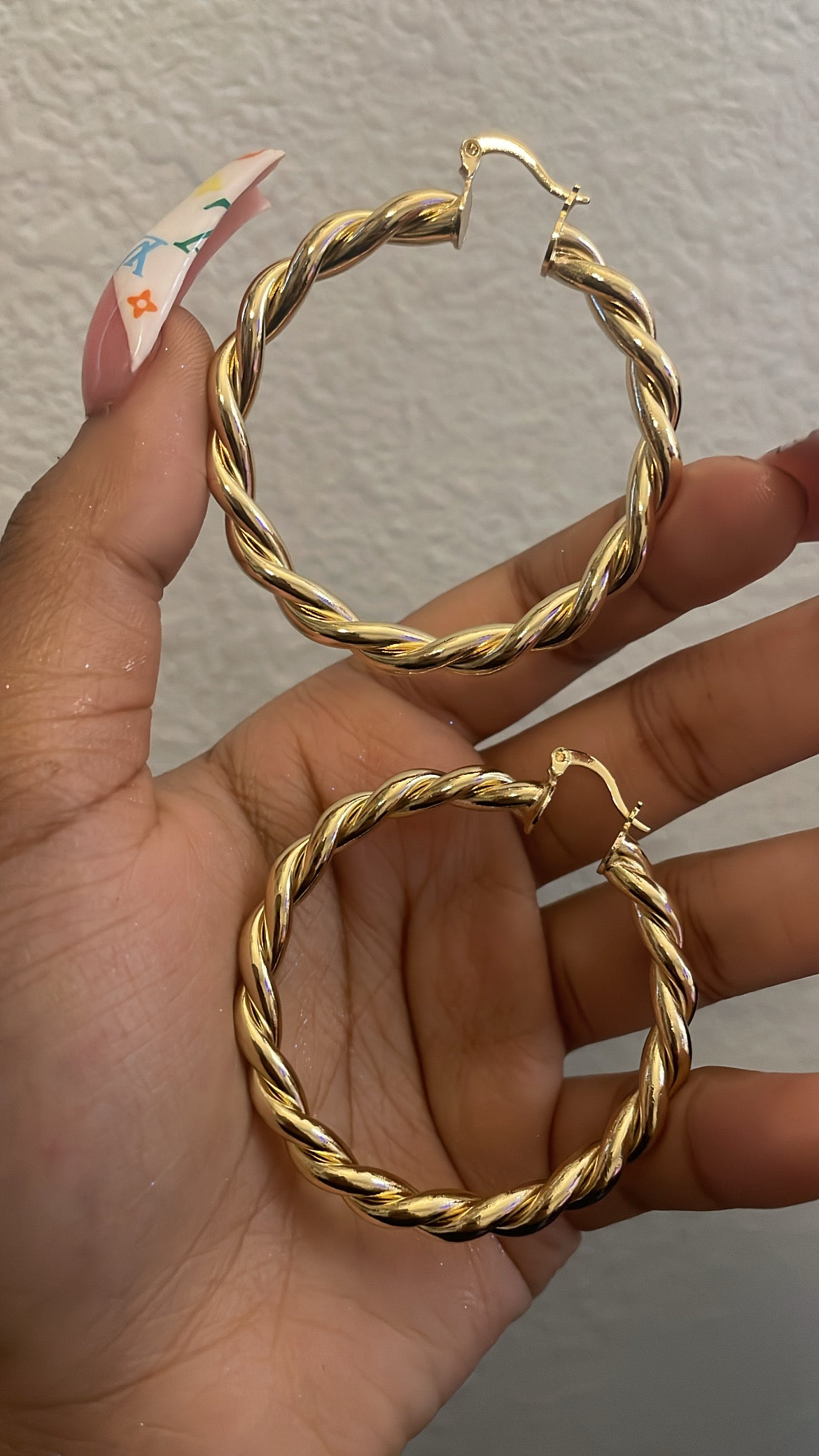 Twisty Earring Hoops