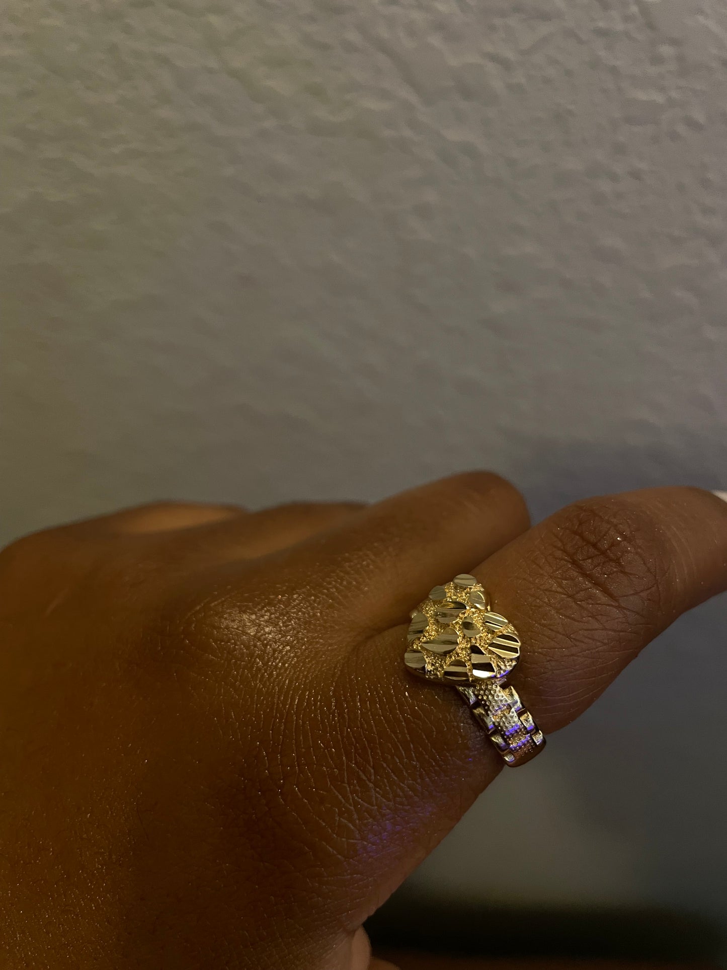 Rollie Nugget Heart Ring