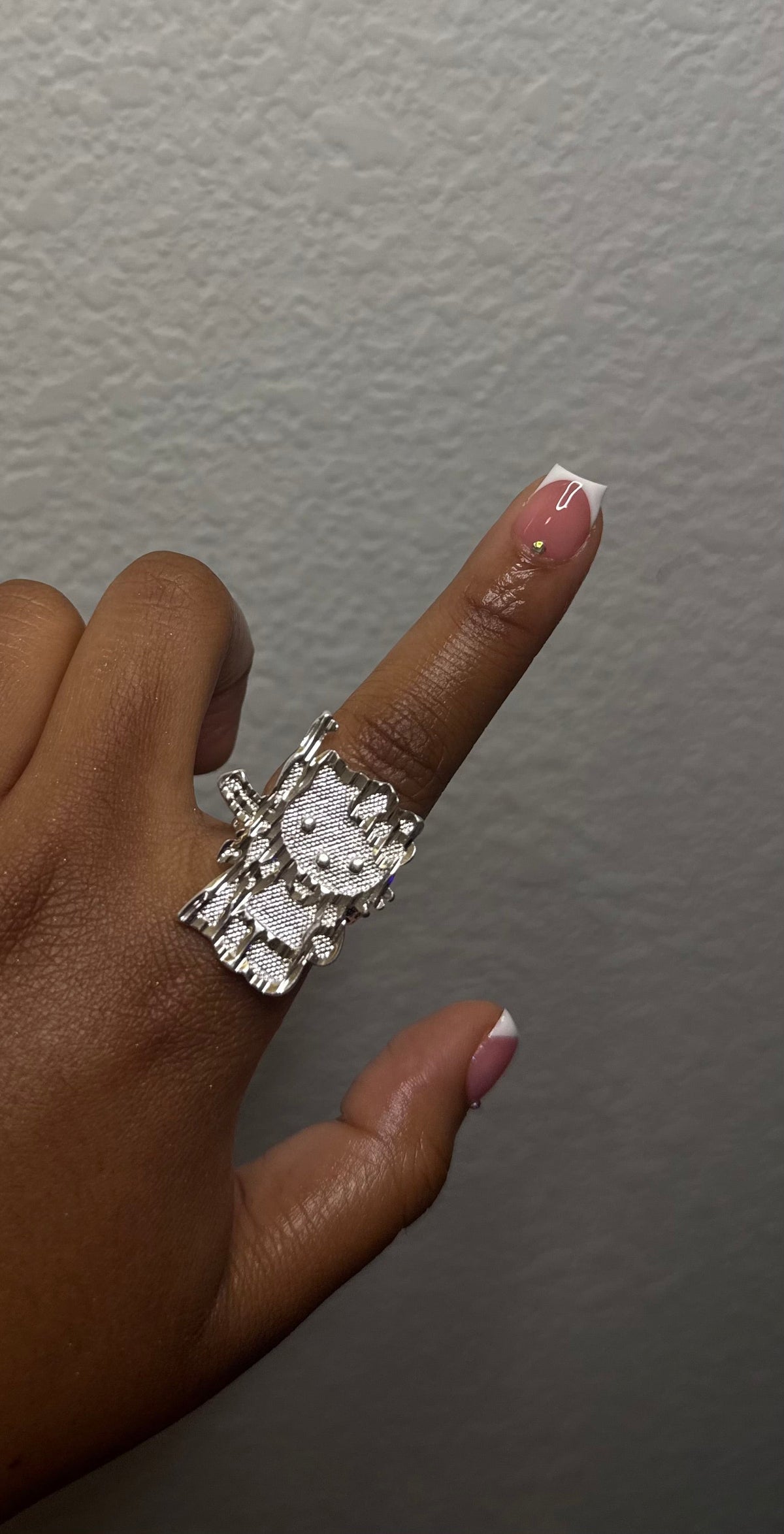 Silver Gangsta HK Ring