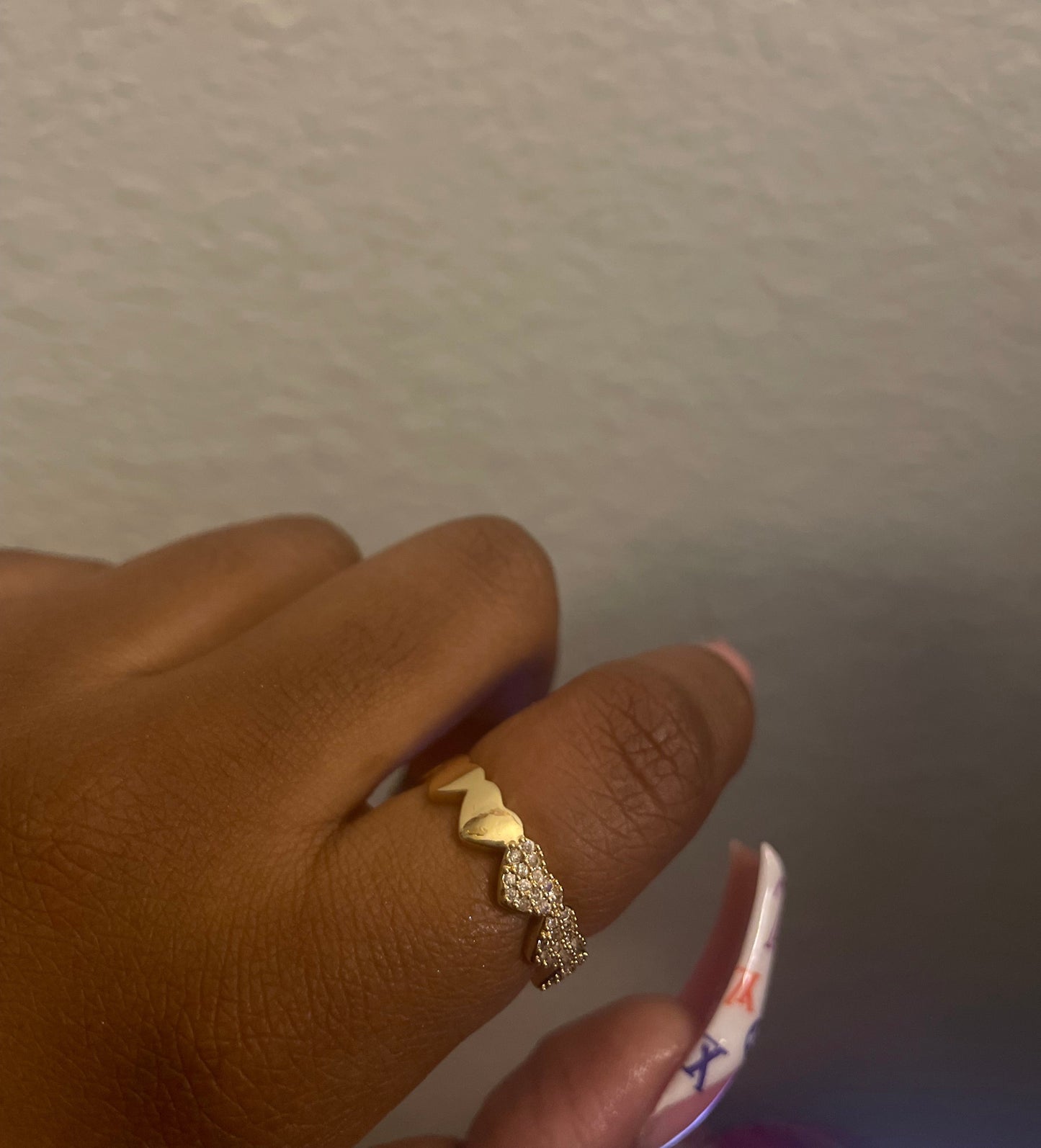 Double Sided Heart Ring