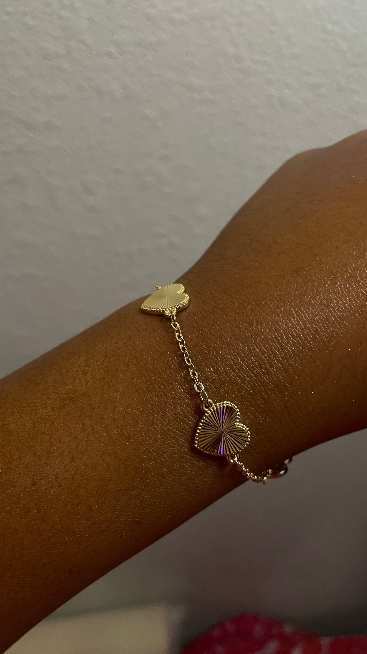 Reflective Heart Bracelet