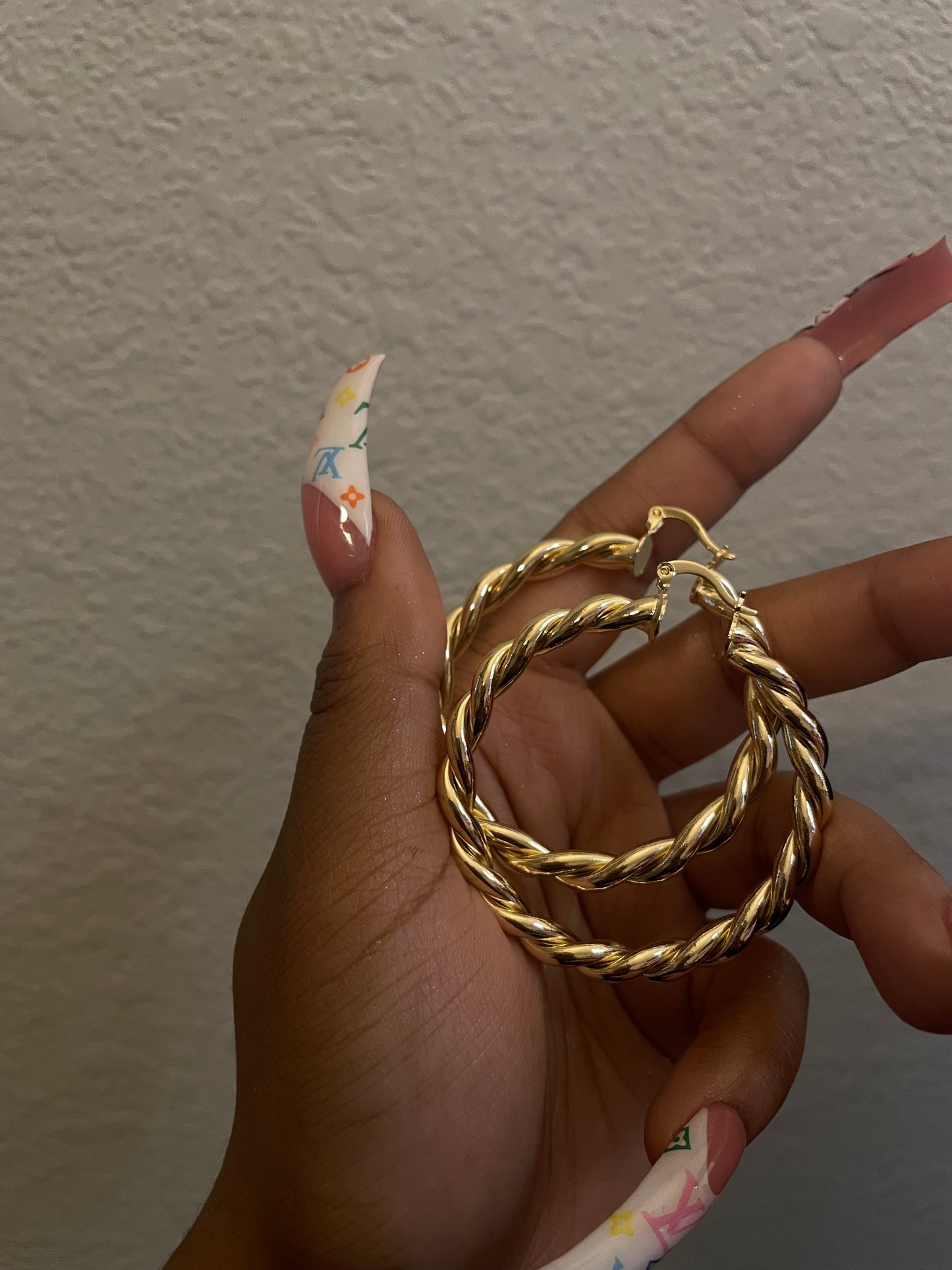 Twisty Earring Hoops