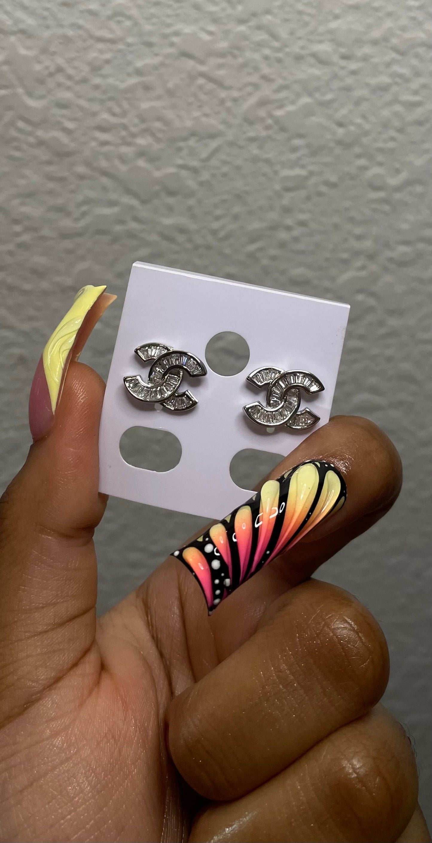 Baguette CC Earrings