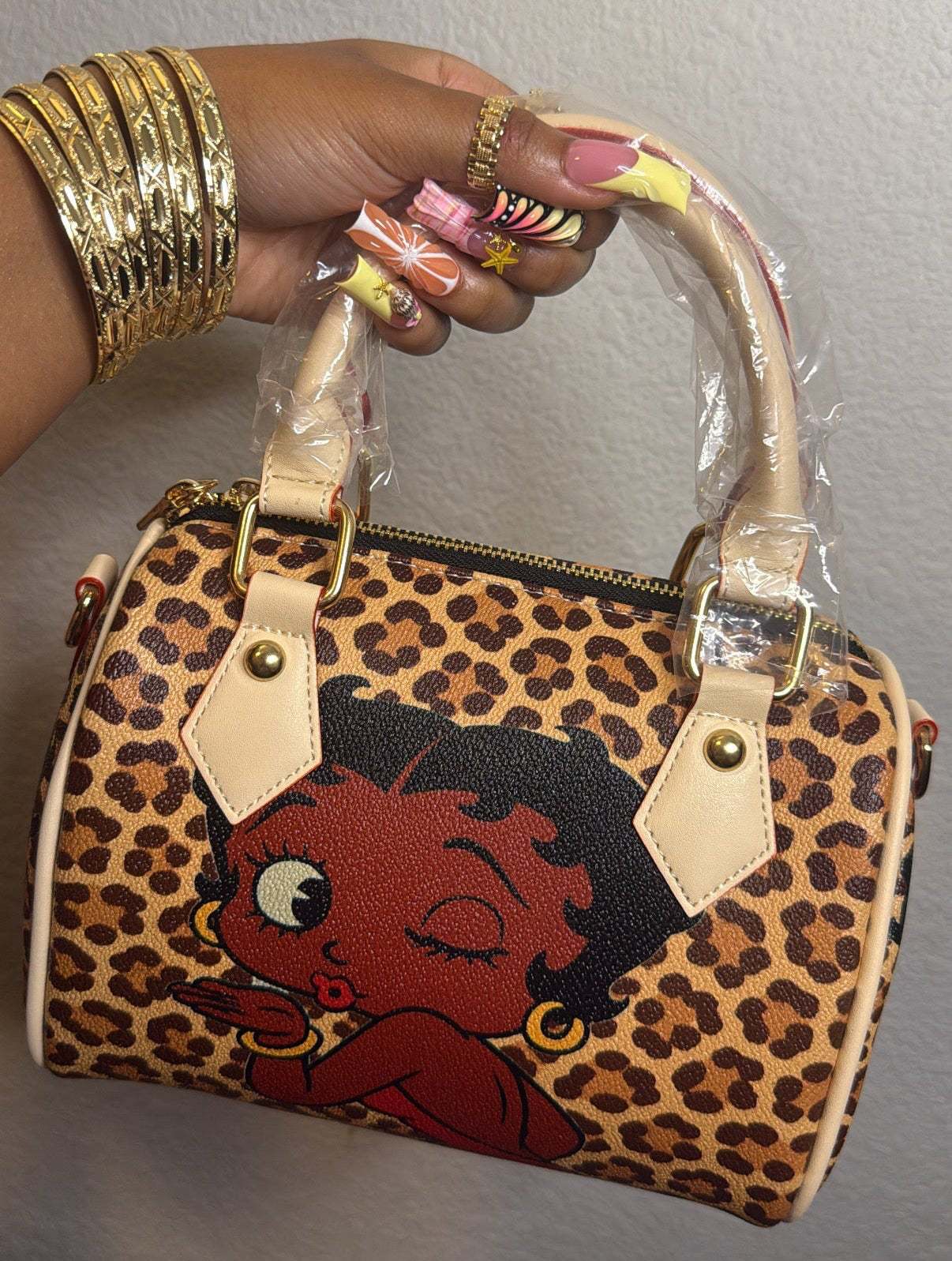 BB Leopard Custom Purse (READY TO SHIP)