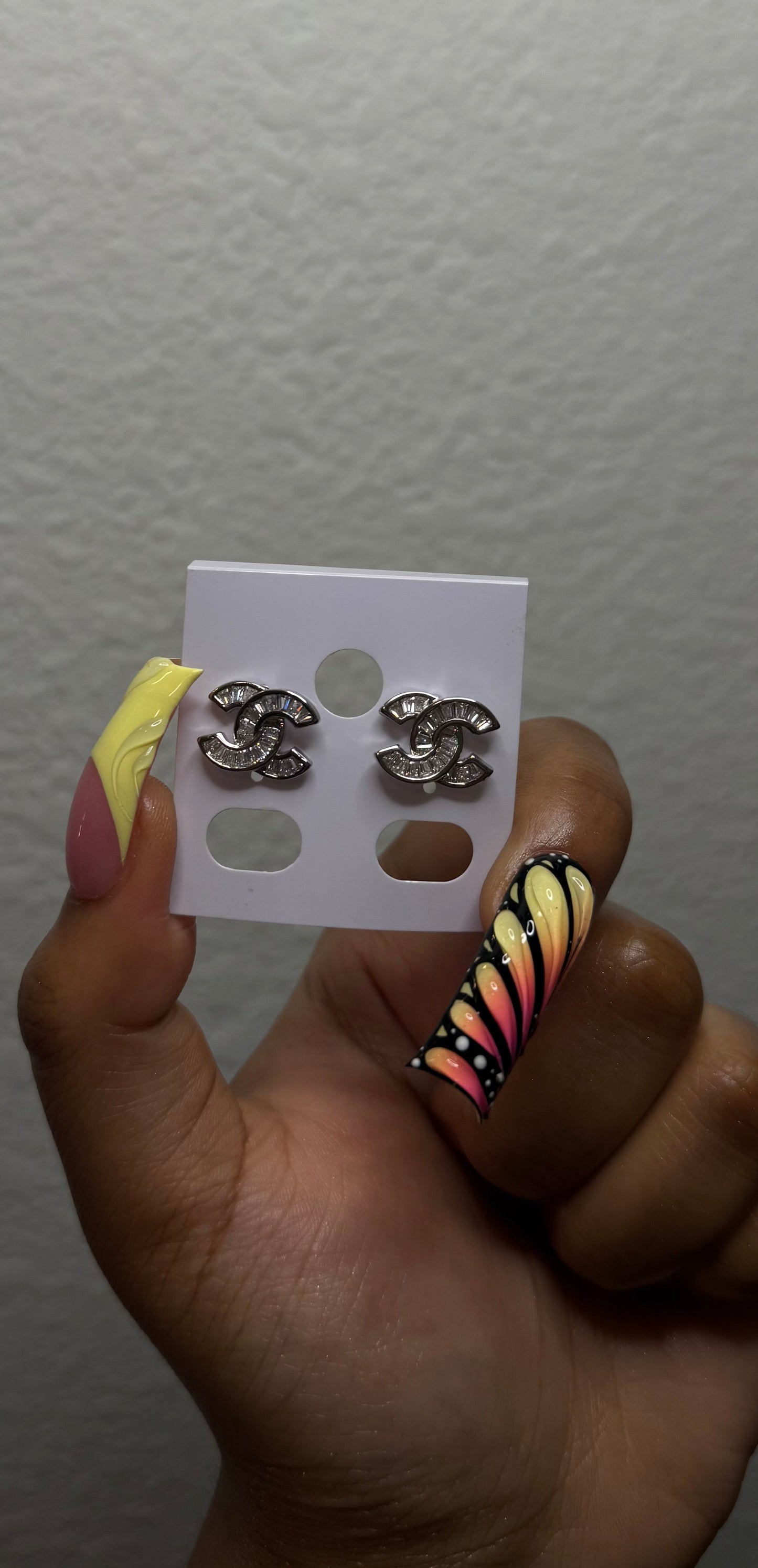 Baguette CC Earrings