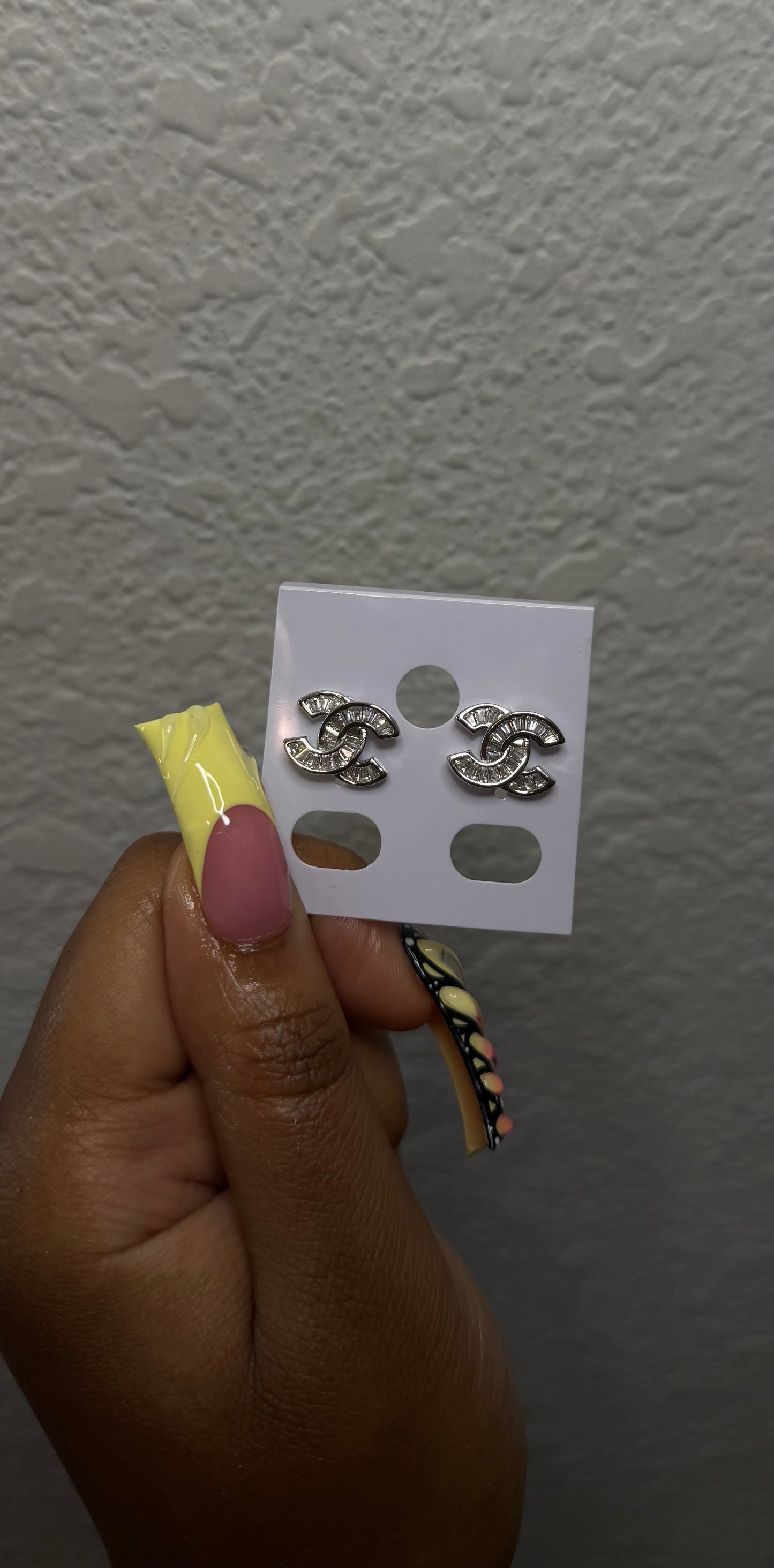 Baguette CC Earrings