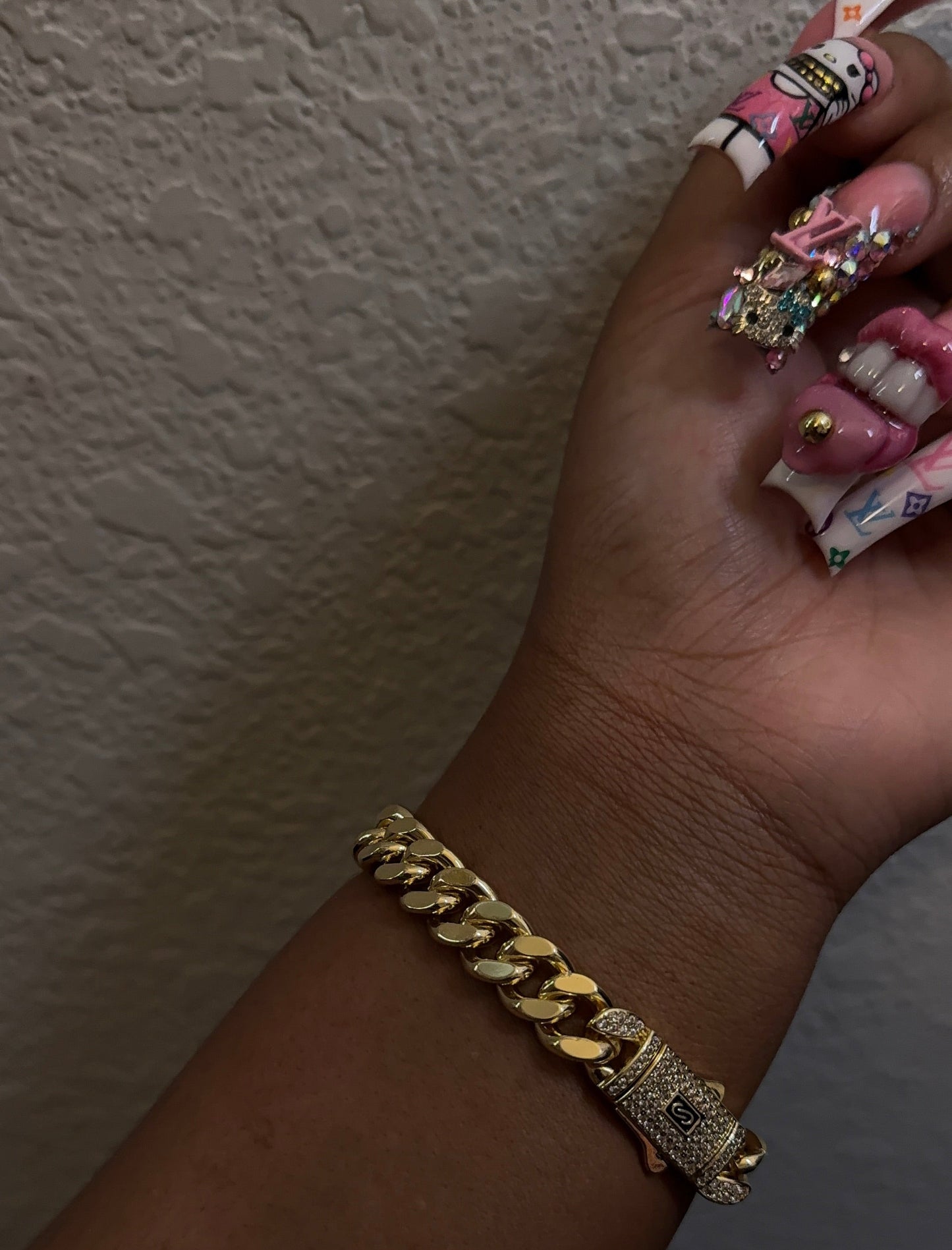 High Polish Cuban Bracelet