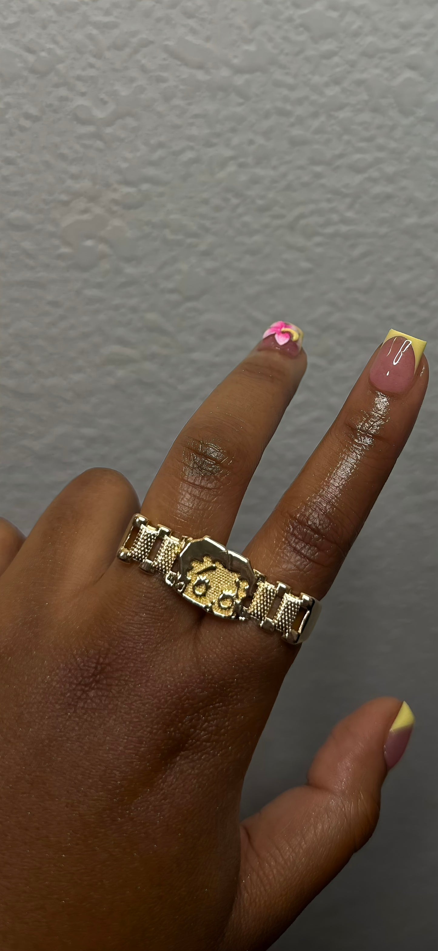 BB Double Finger Ring