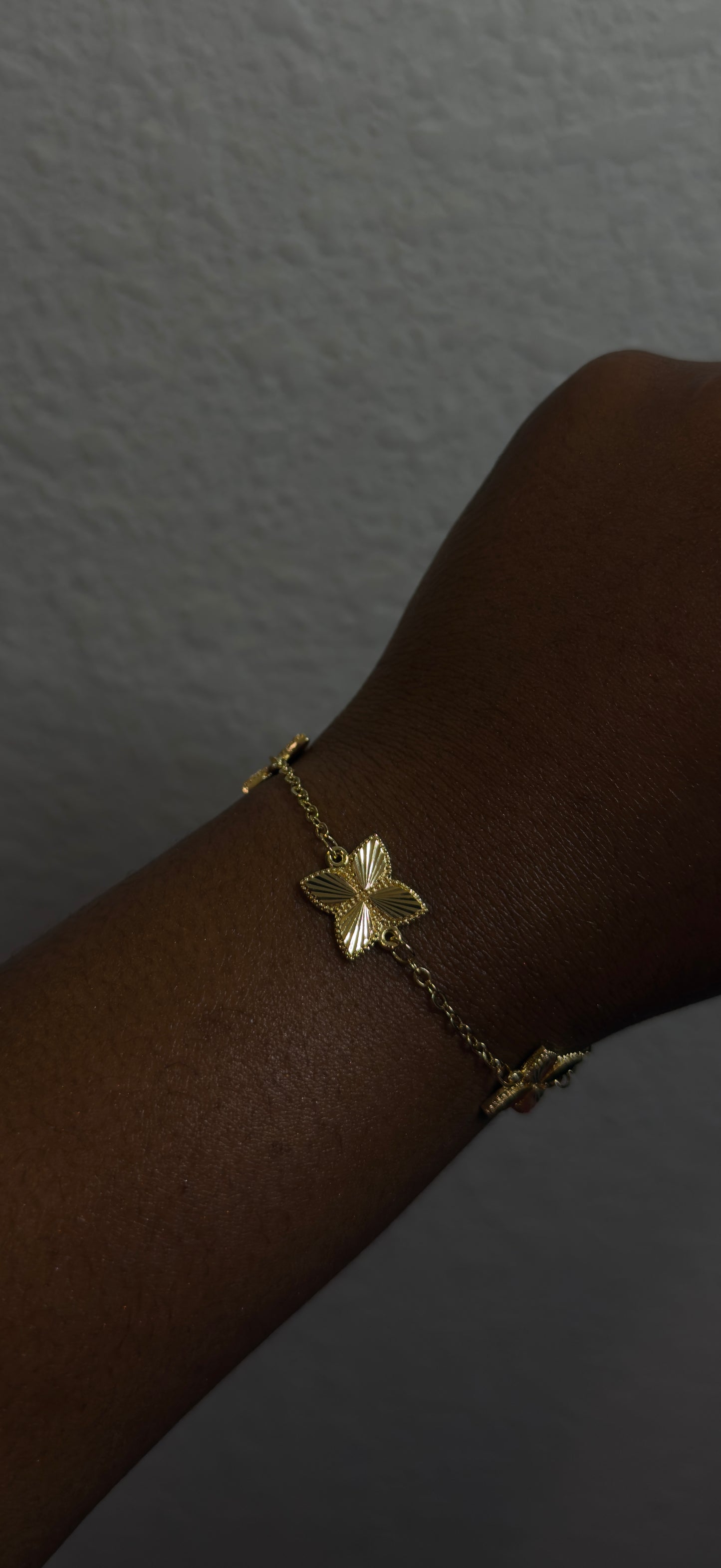 Reflective Clover Bracelet
