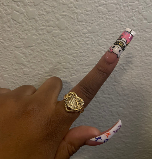 HK heart Ring