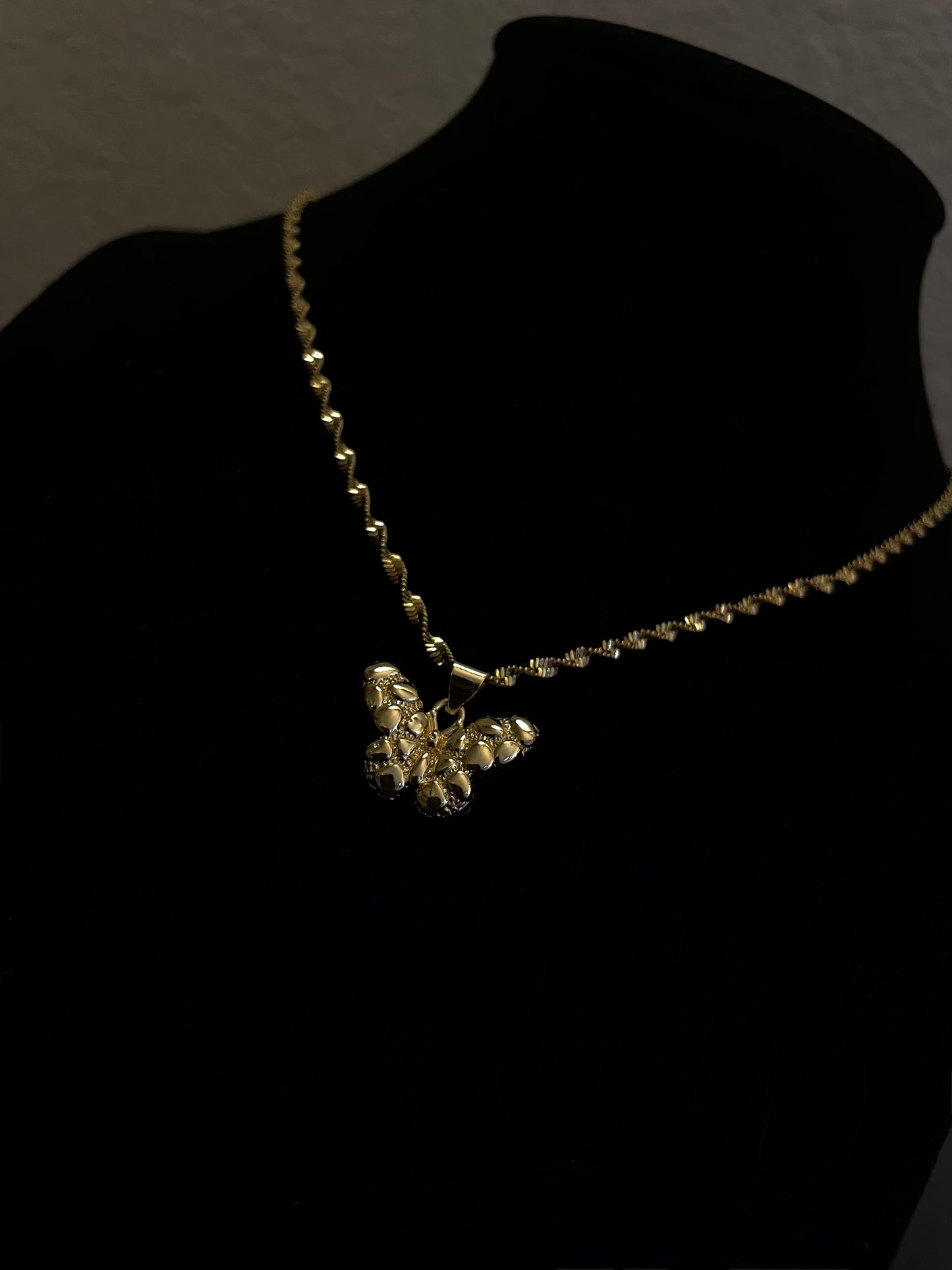 Butterfly Nugget Necklace