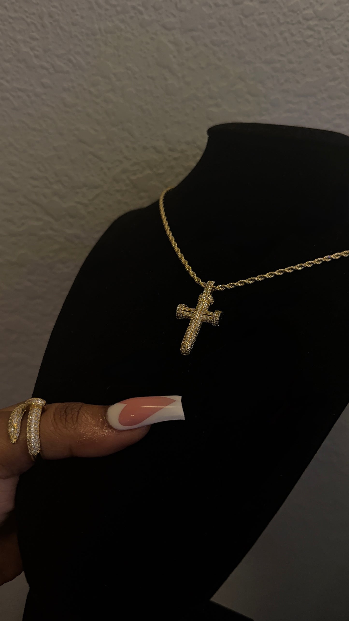 Nail Cross Necklace