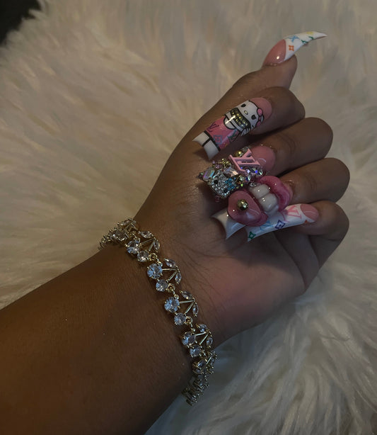 Diamond Cherry Bracelet