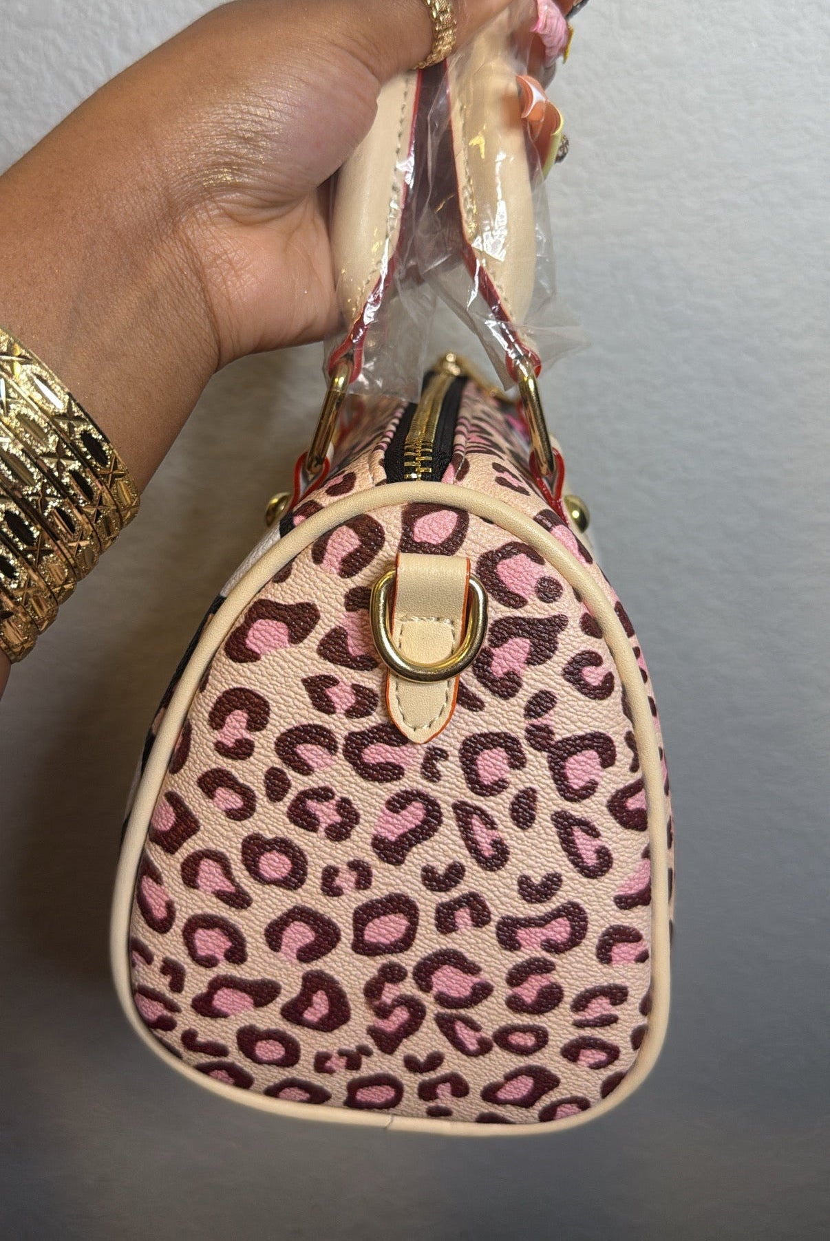 HK Pink Leopard Custom Purse ￼ (PRE ORDER)