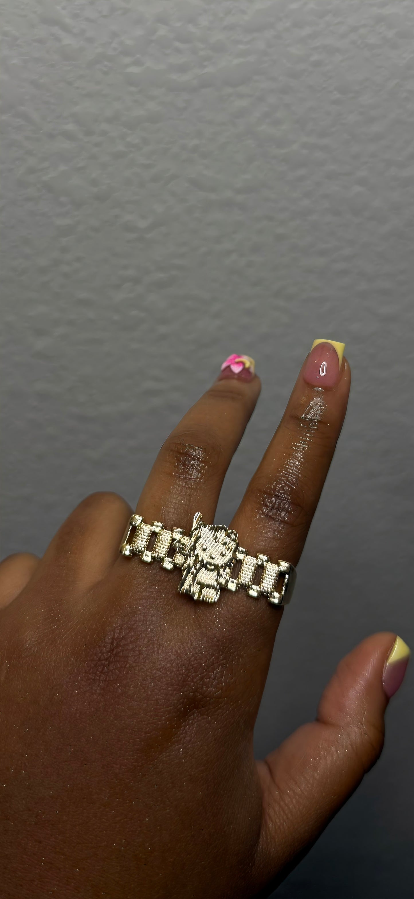 Gangsta HK Double Finger Ring