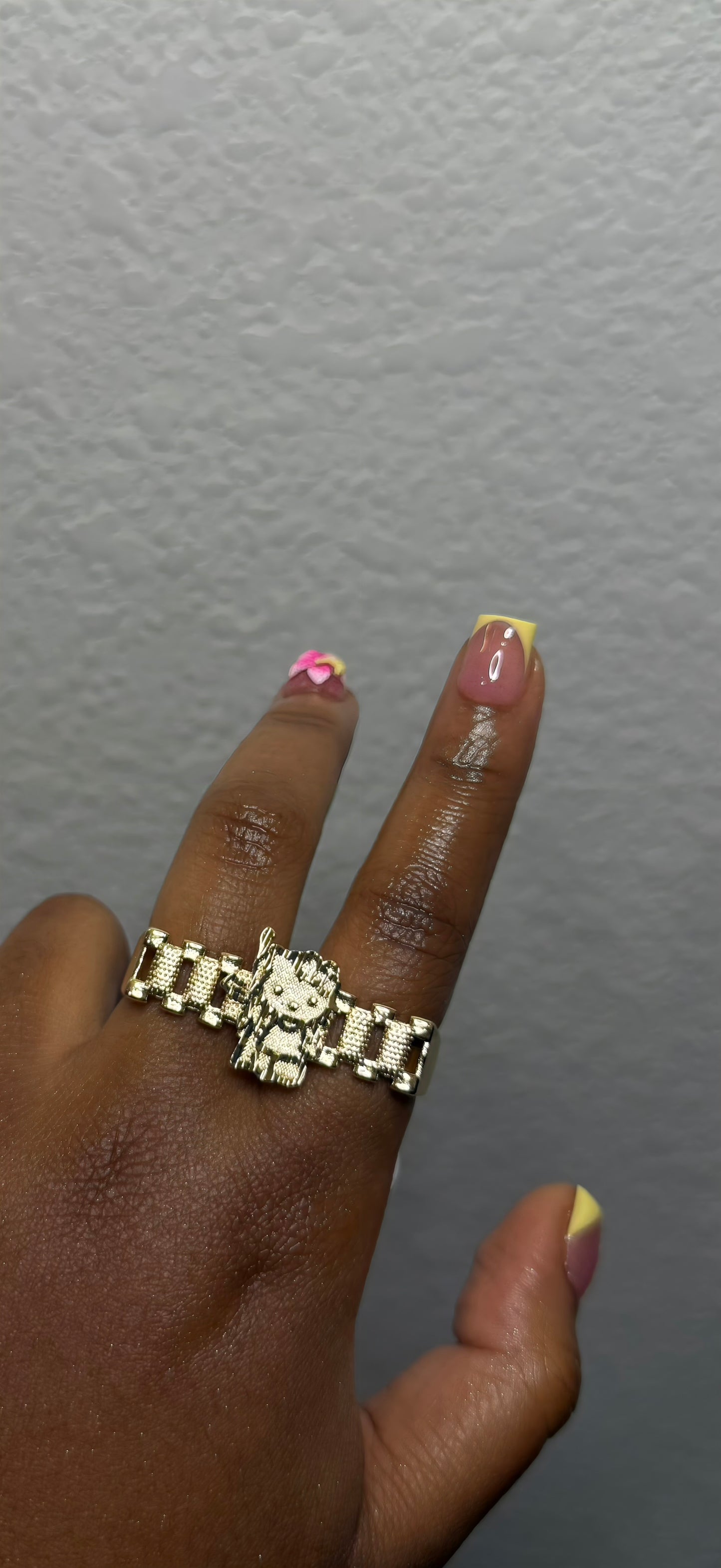 Gangsta HK Double Finger Ring