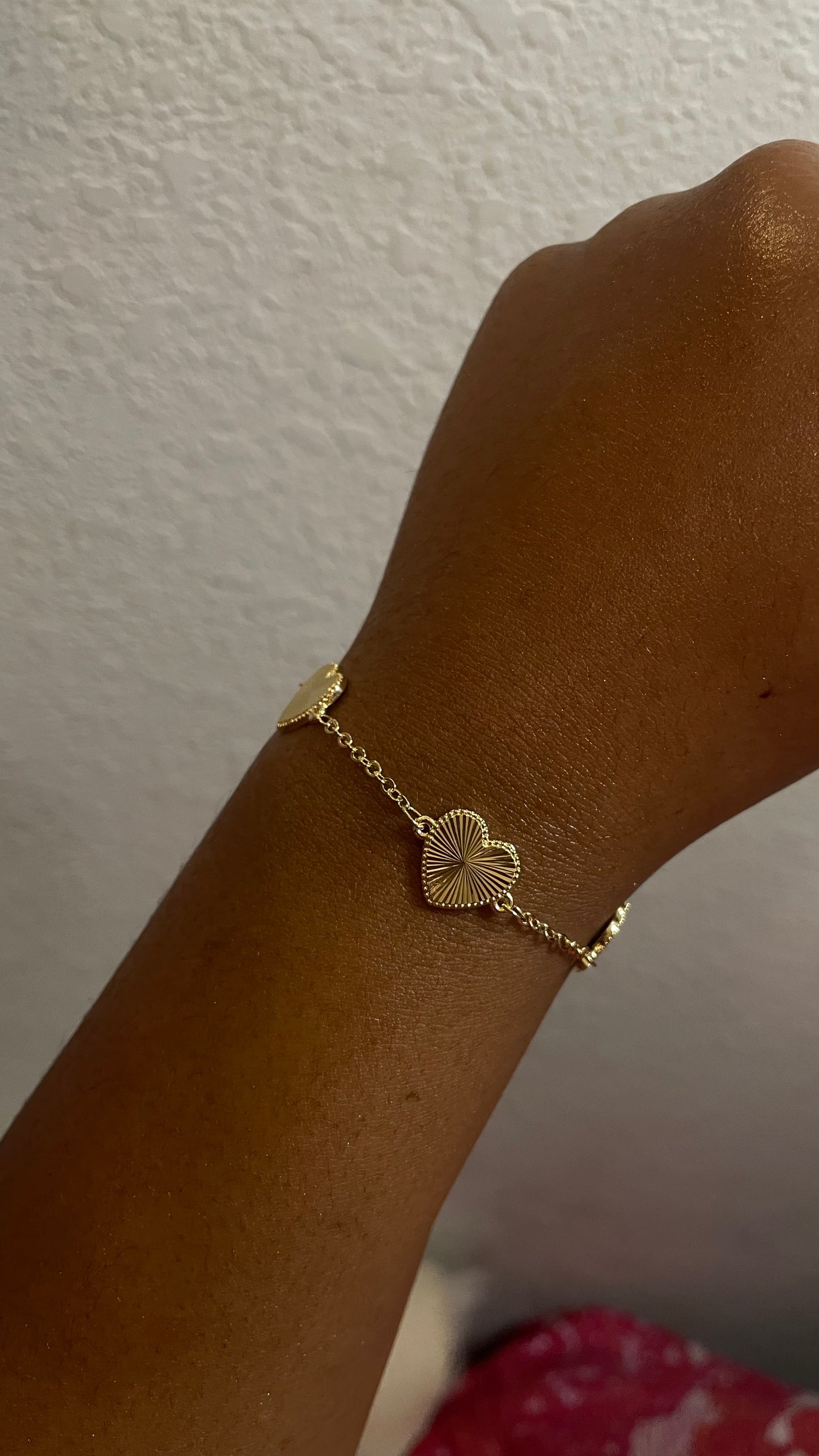 Reflective Heart Bracelet
