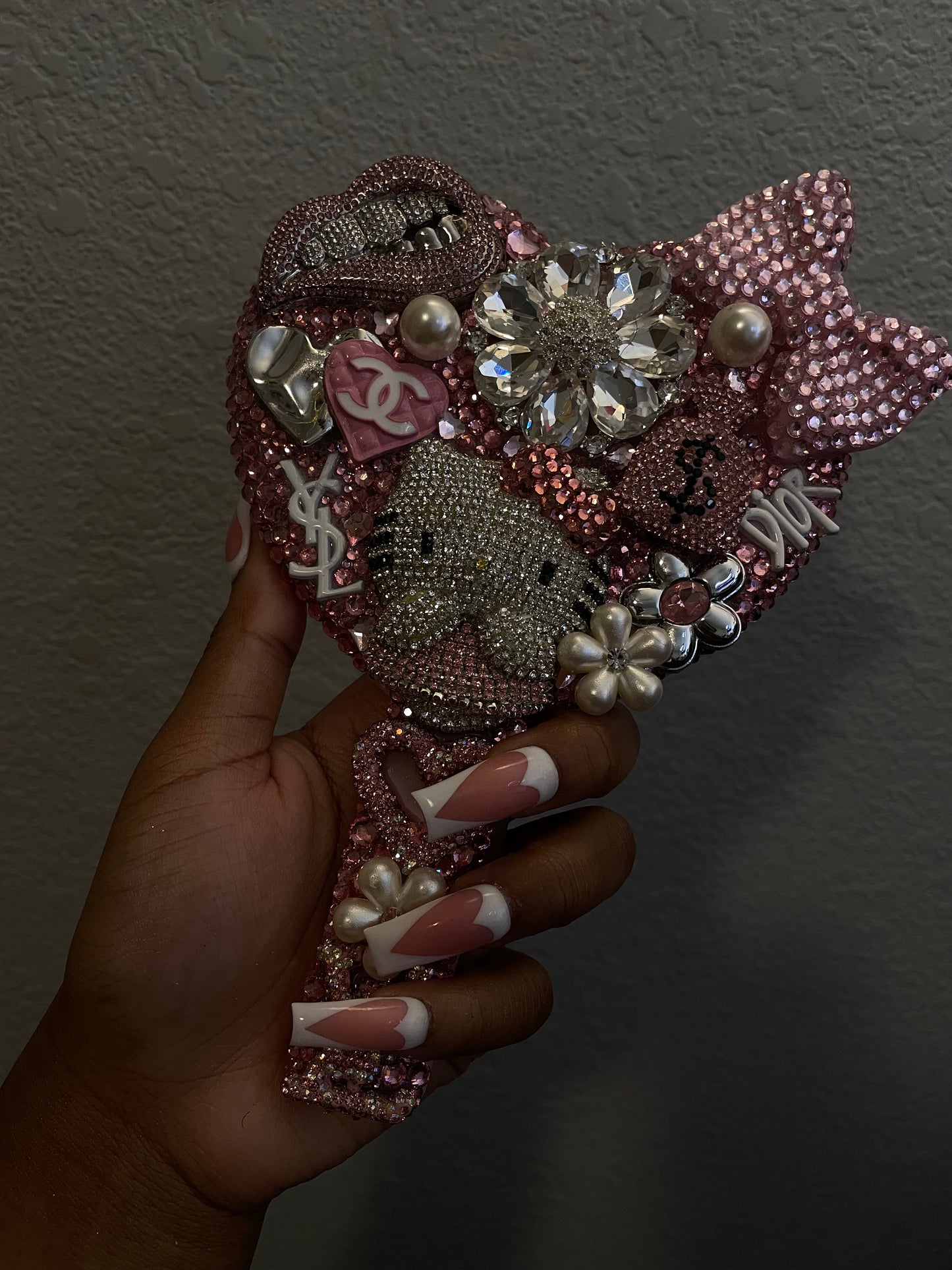 Pink Luxury Junk Mirror