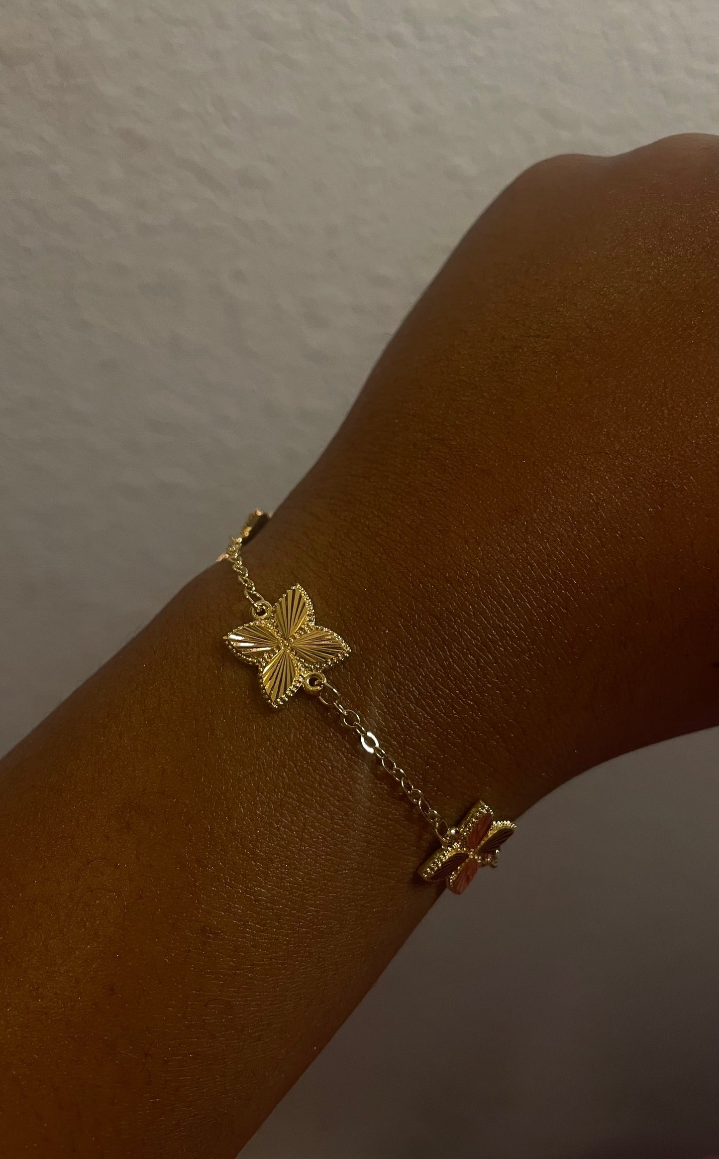 Reflective Clover Bracelet