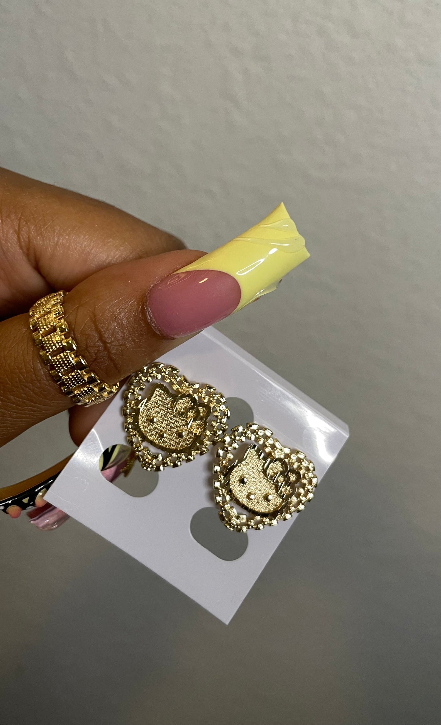Rollie HK Heart Earrings