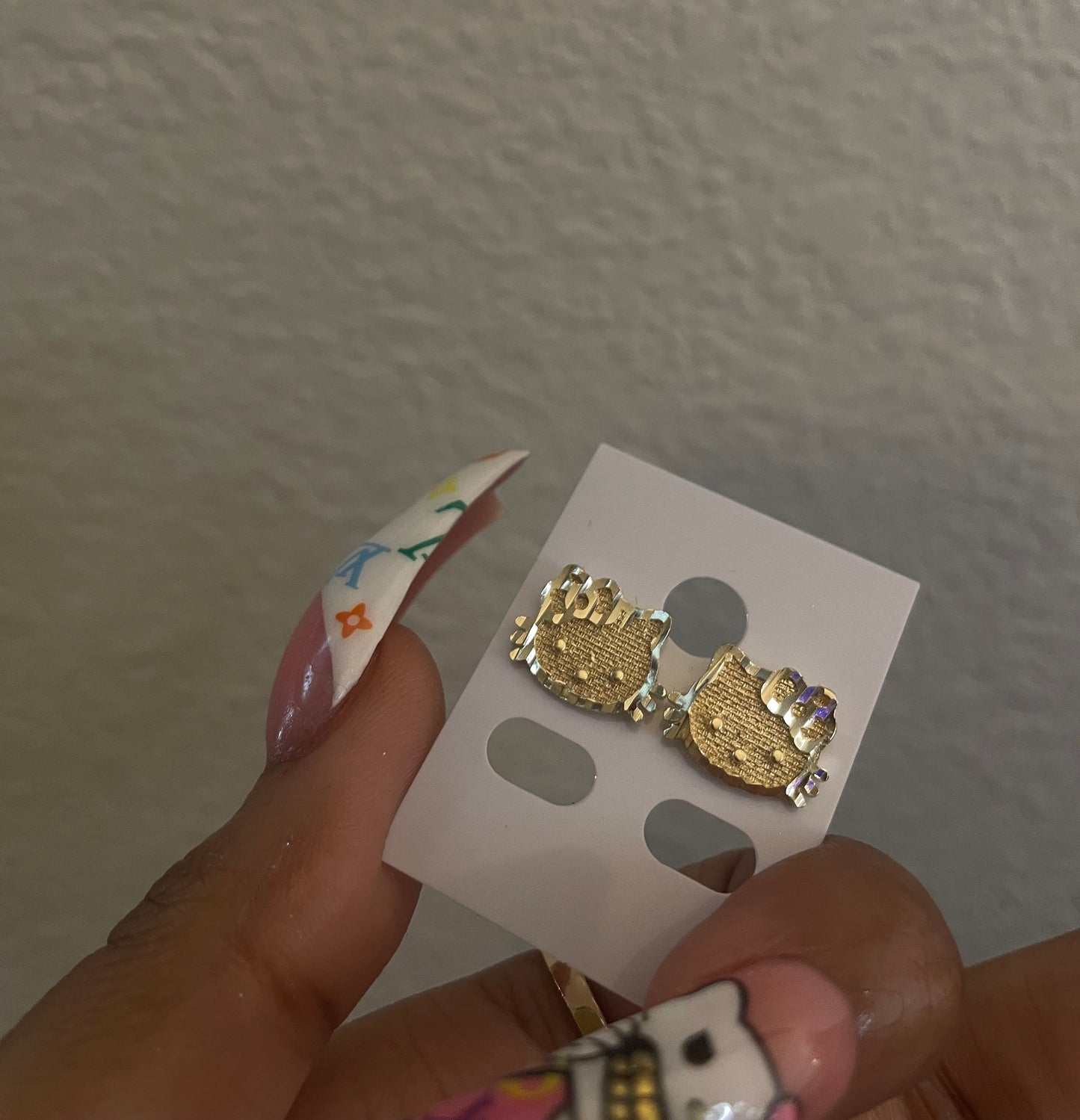 HK Face Earrings