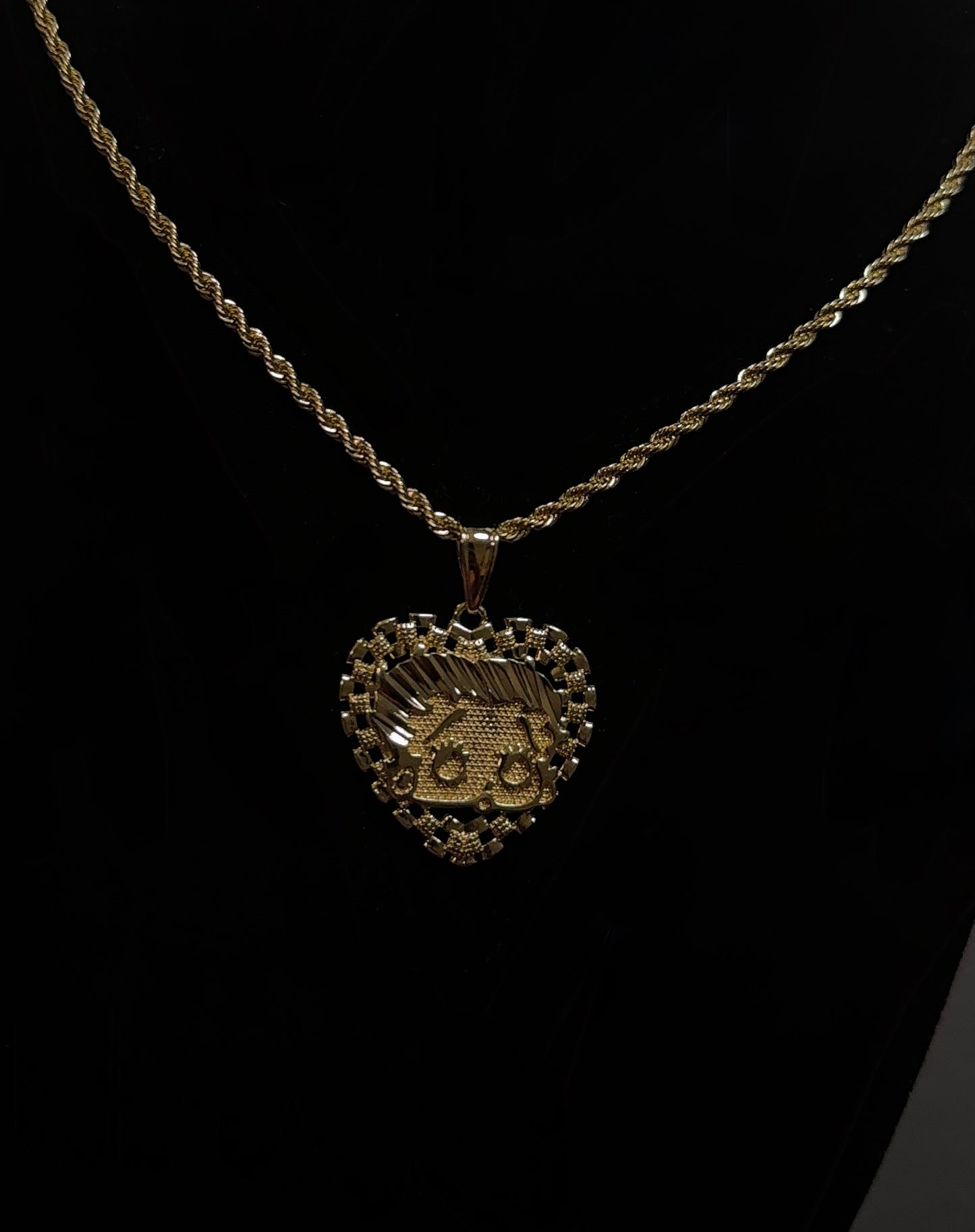 Rollie Heart BB Necklace