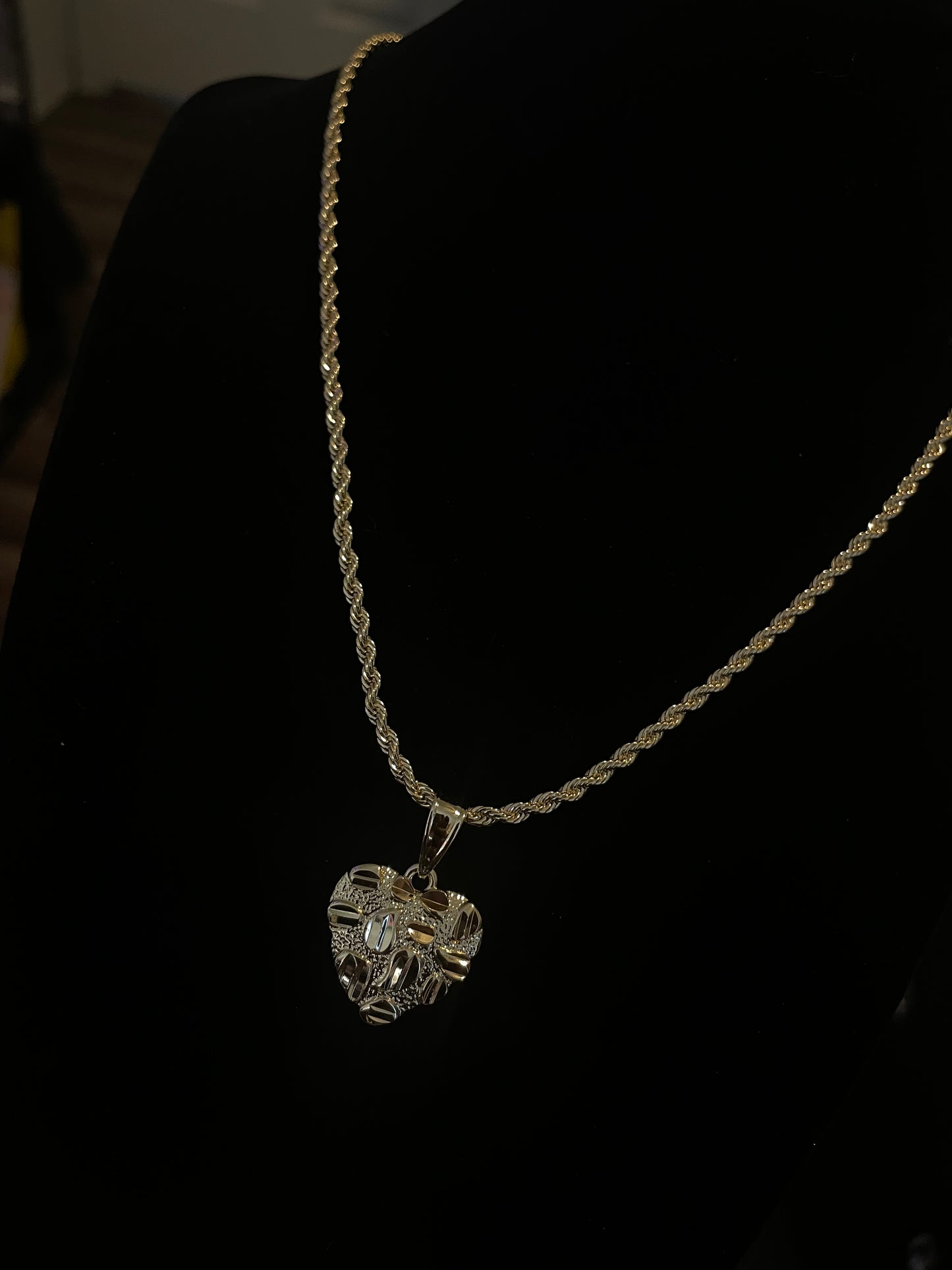 Nugget Heart Necklace