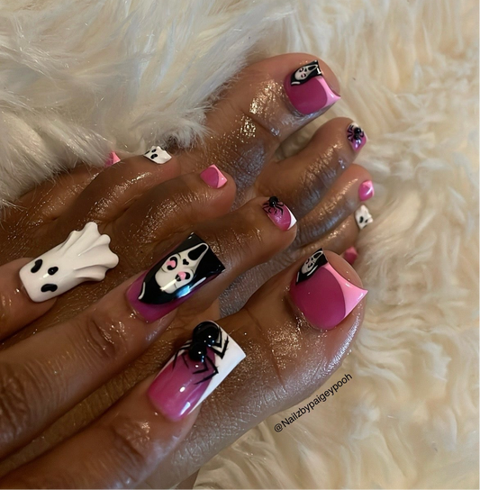 Pink Poison (Toenails)