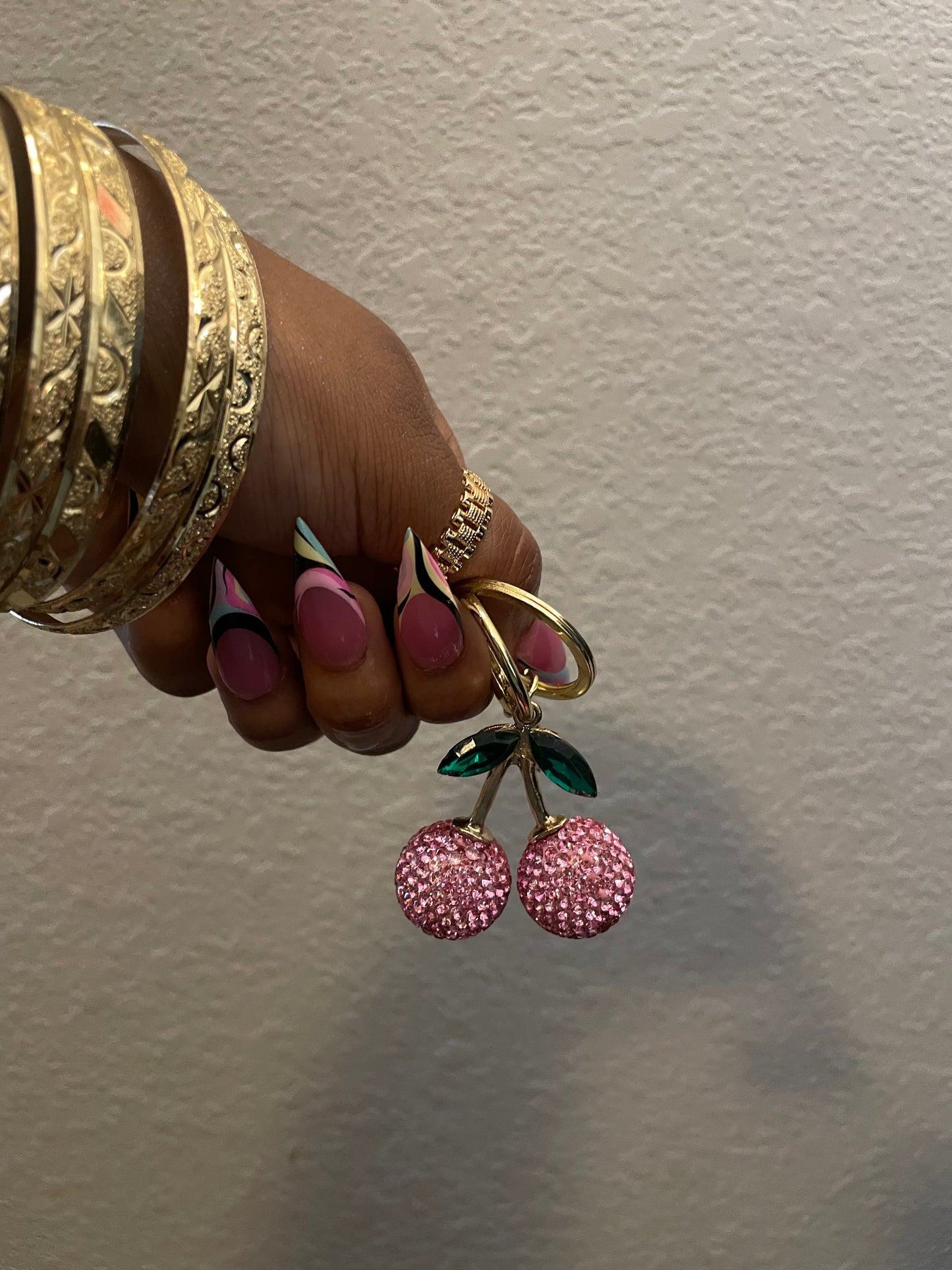 Pink Cherry Purse Accessory