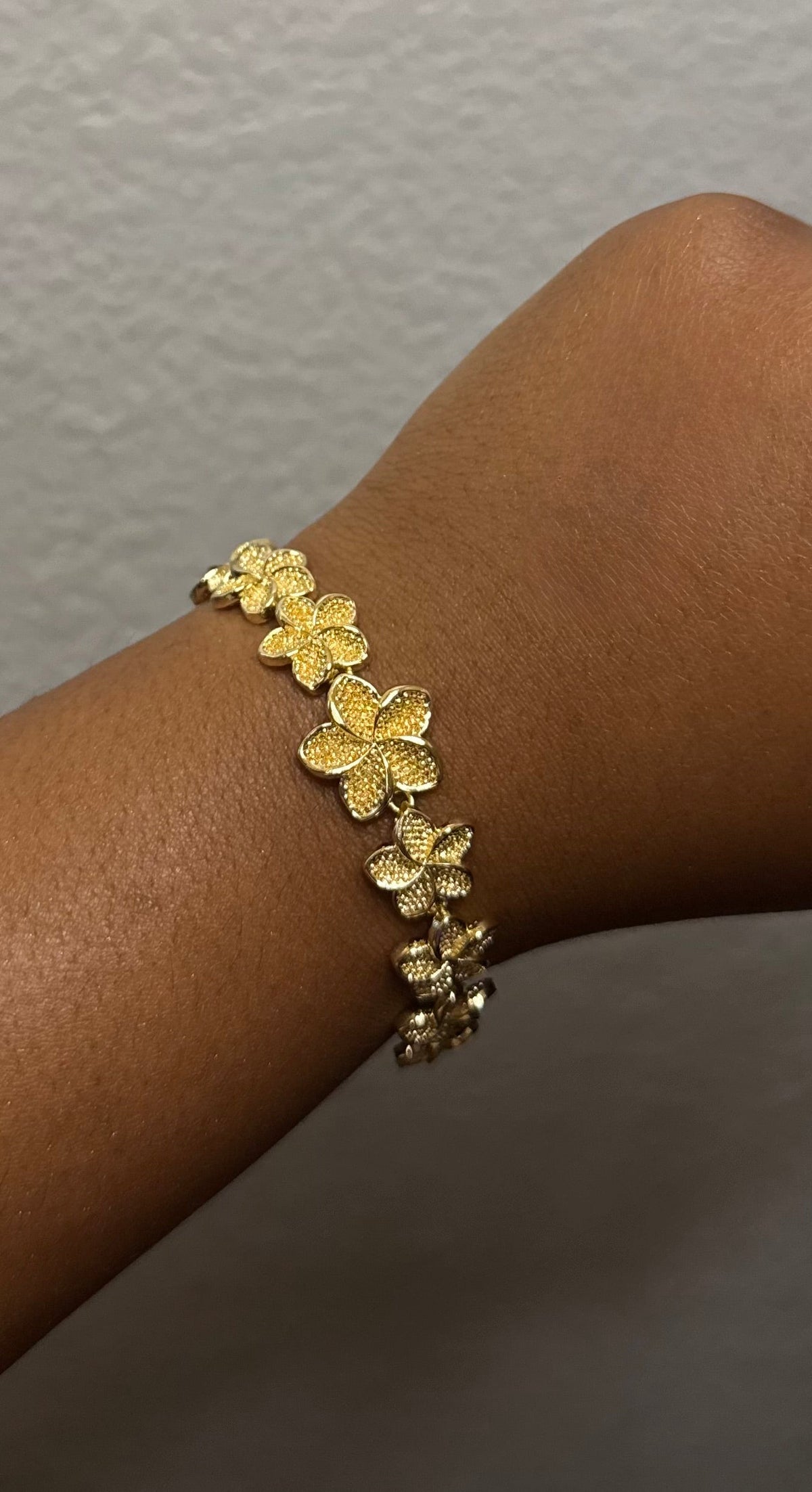 Golden Flowers Bracelet