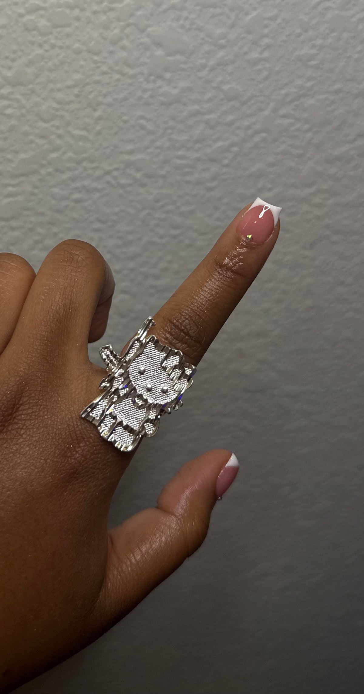 Silver Gangsta HK Ring