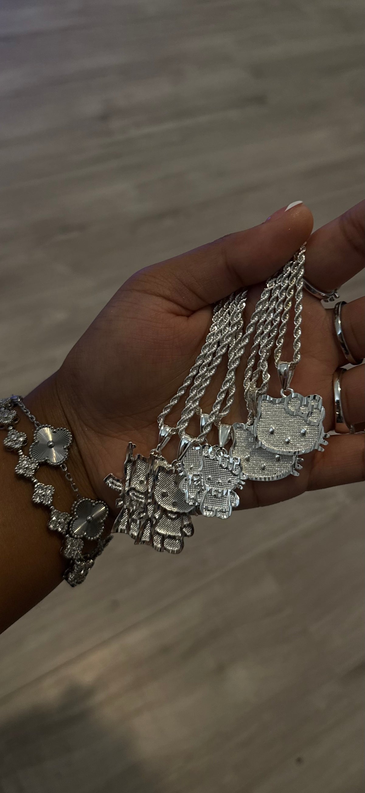 HK Face Necklace ￼