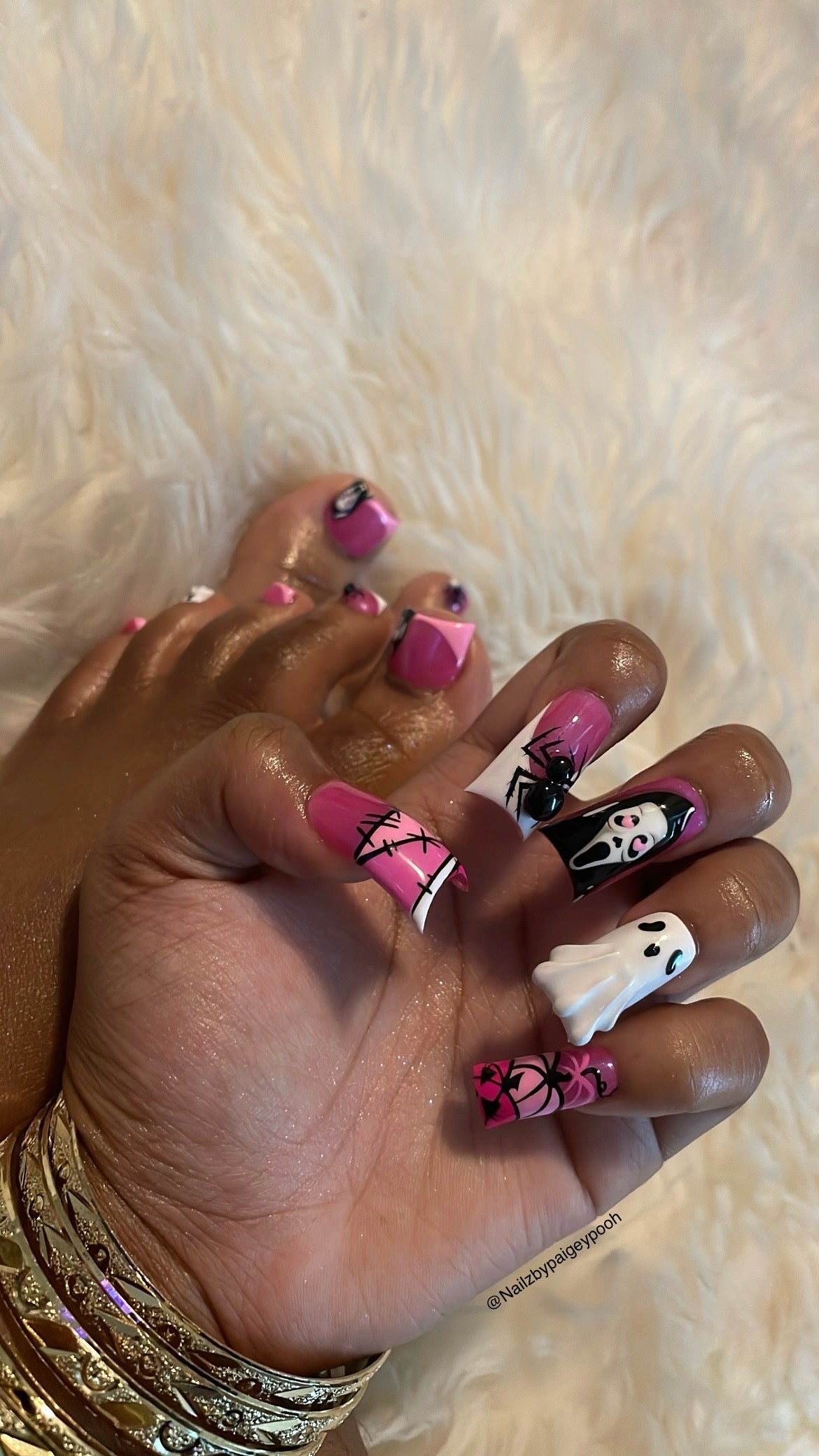 Pink Poison (Toenails)