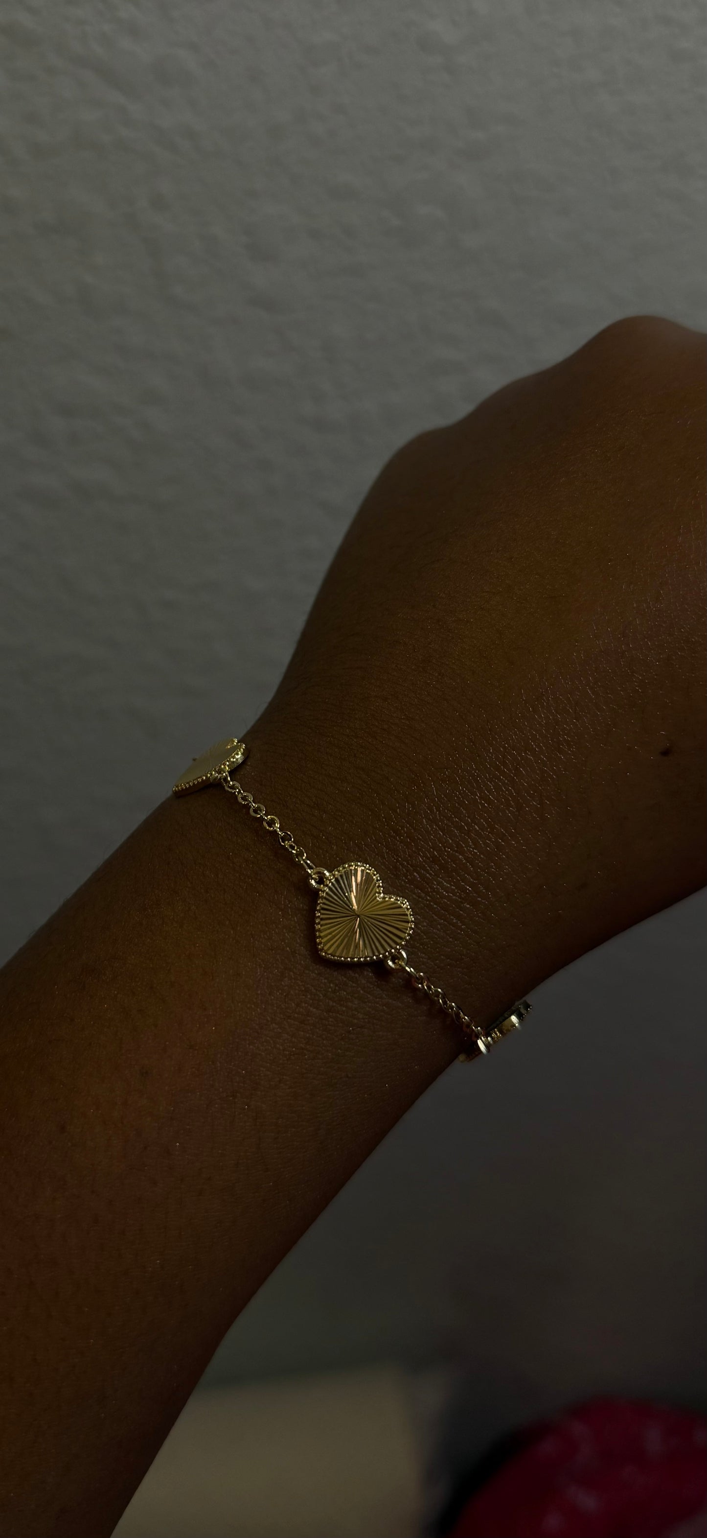 Reflective Heart Bracelet