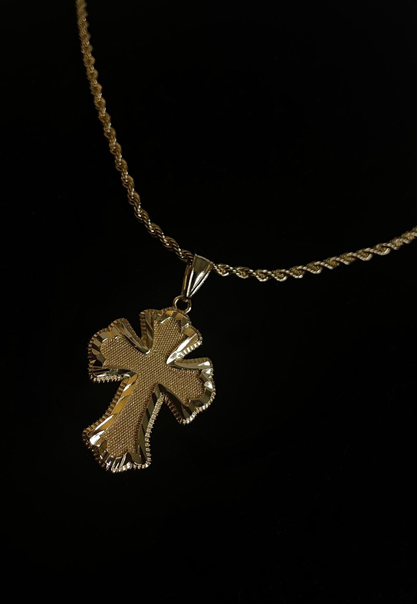 Golden Cross Necklace ￼