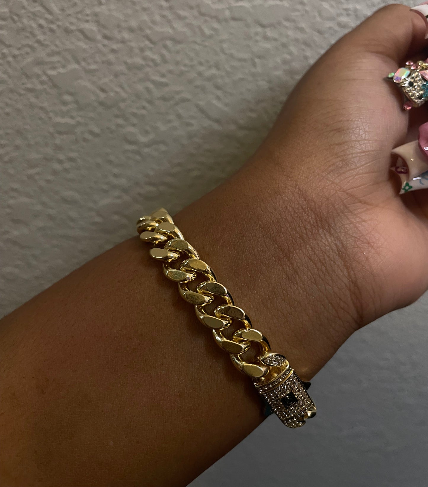 High Polish Cuban Bracelet