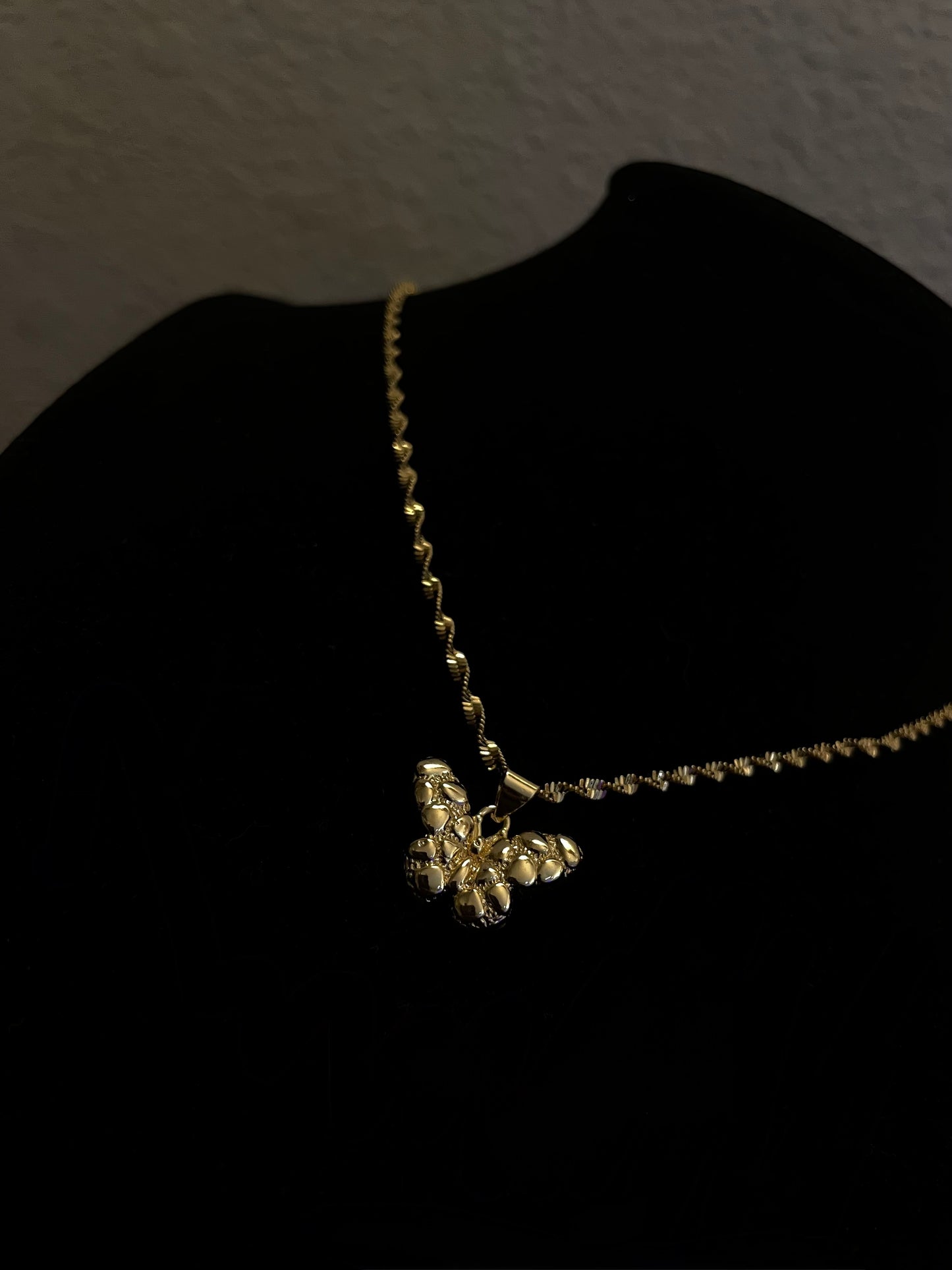 Butterfly Nugget Necklace