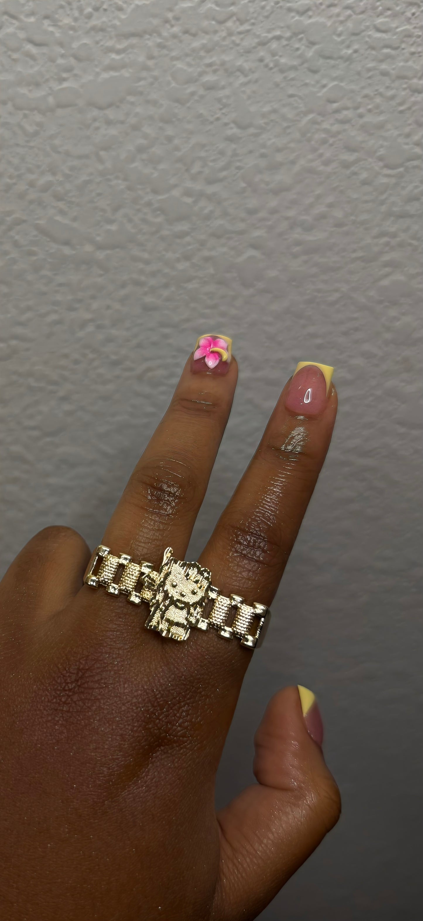 Gangsta HK Double Finger Ring