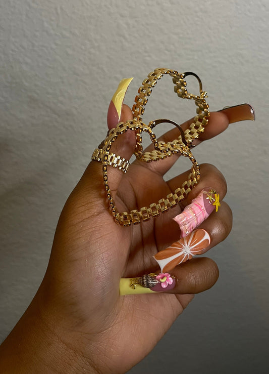 Rollie Heart Earrings