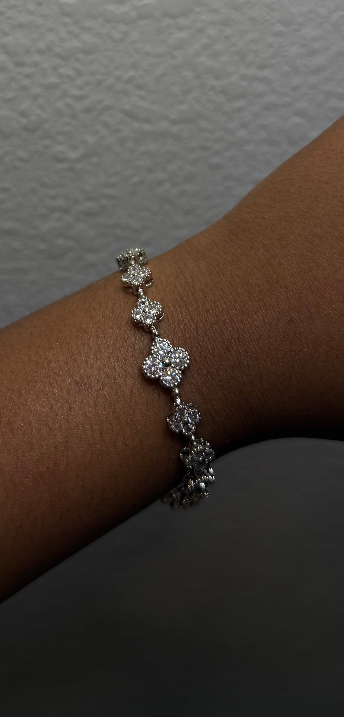 Diamond Clover Bracelet