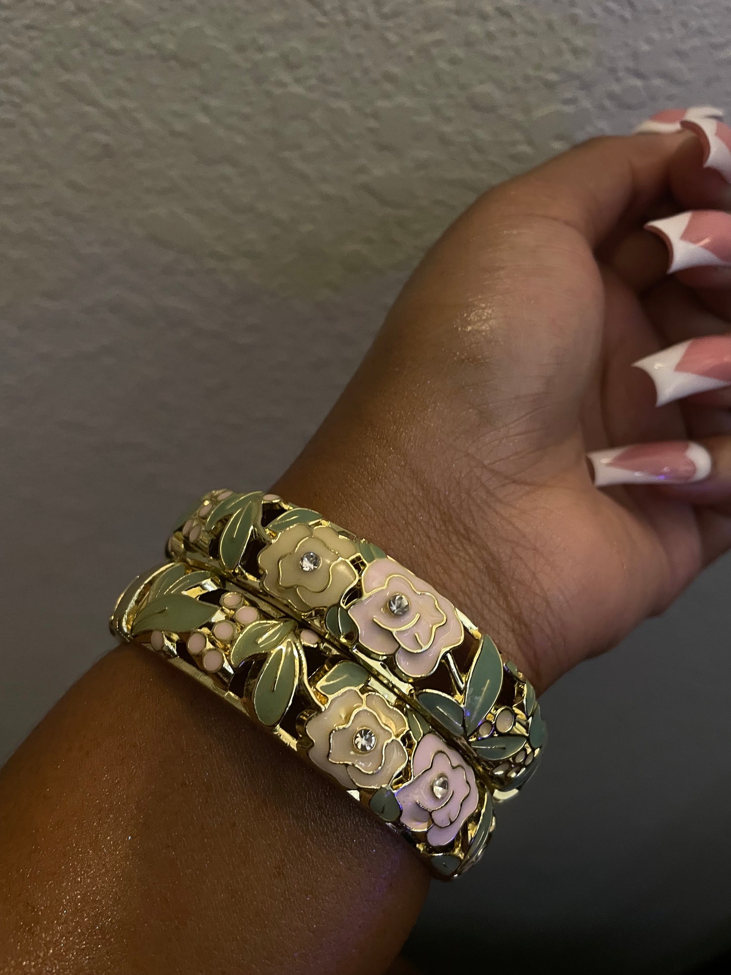Pastel Floral Bangles