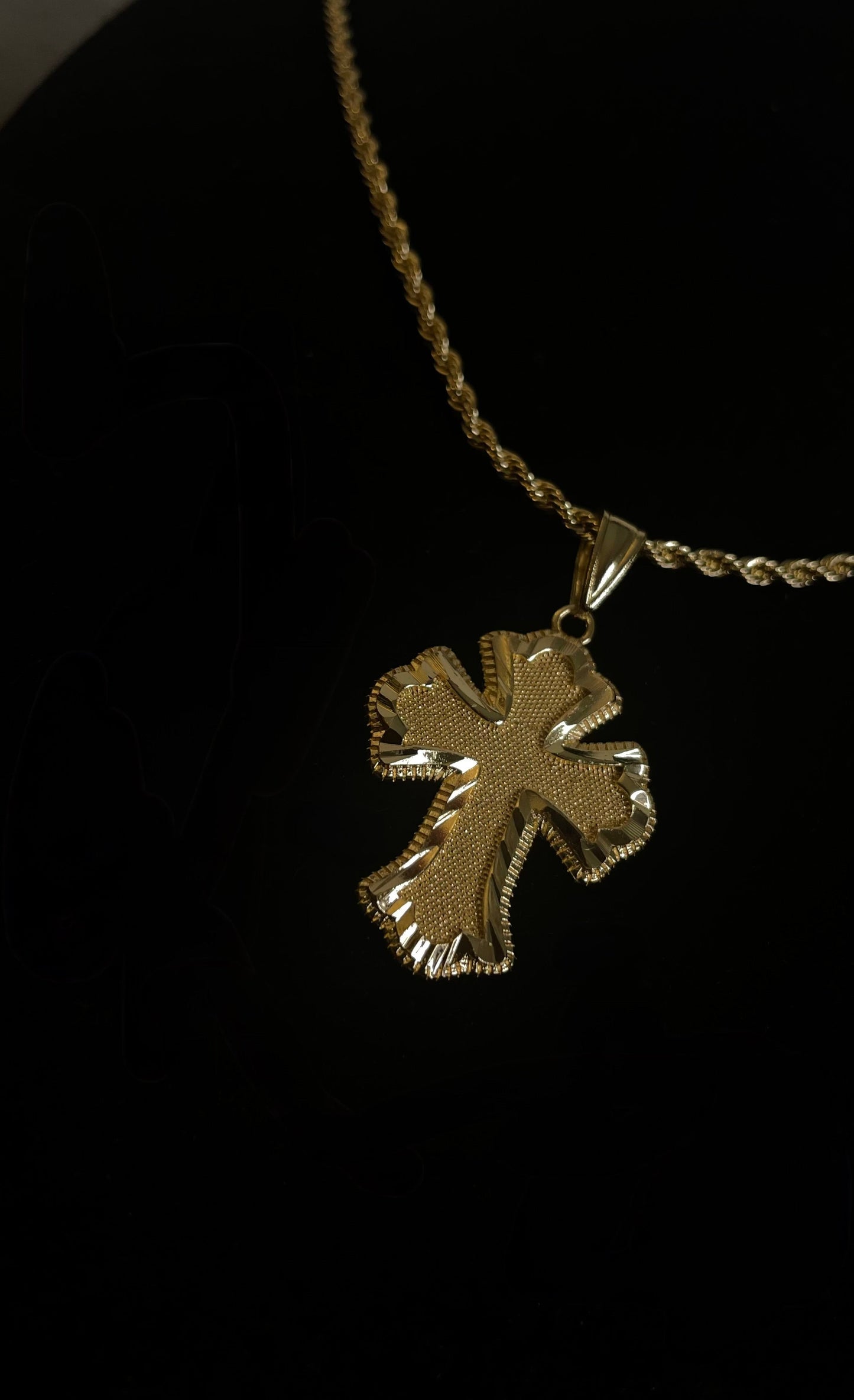 Golden Cross Necklace ￼