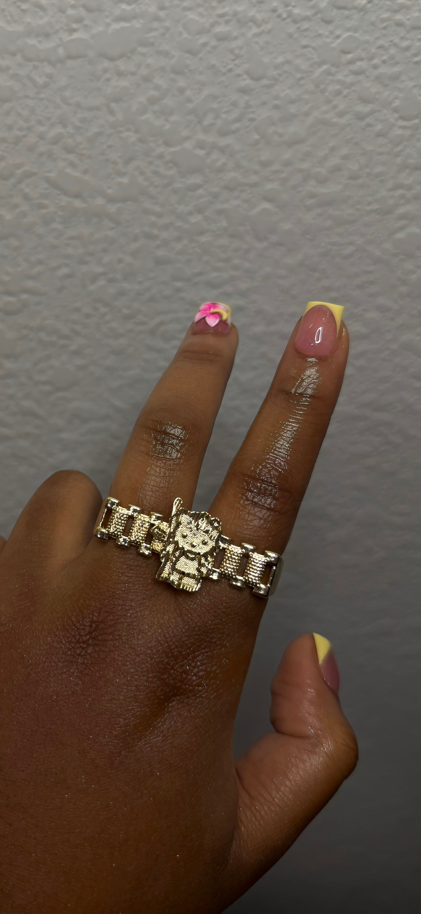Gangsta HK Double Finger Ring